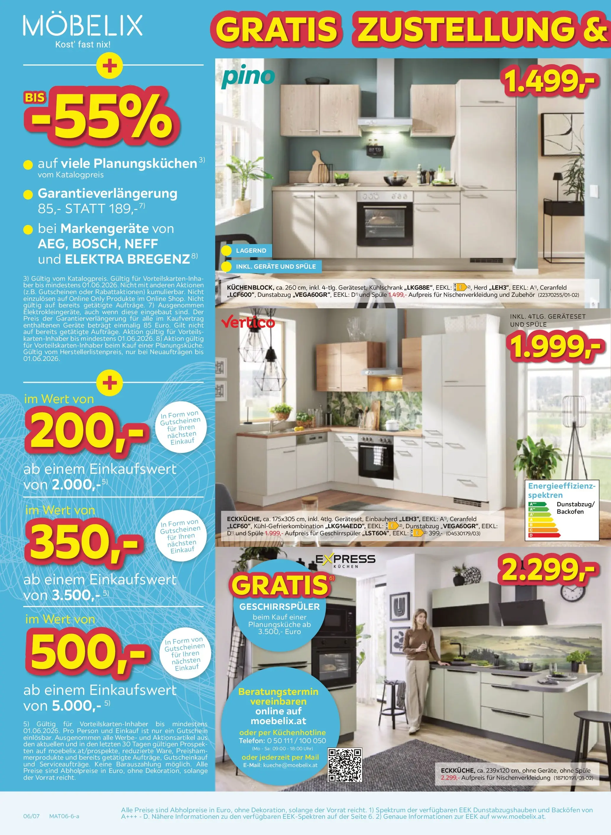 Möbelix - Flash Sale von 26.05.2026 - Aktuelle Angebote | Seite: 6 | Produkte: Telefon, Uhr, Kühlschrank, Herd