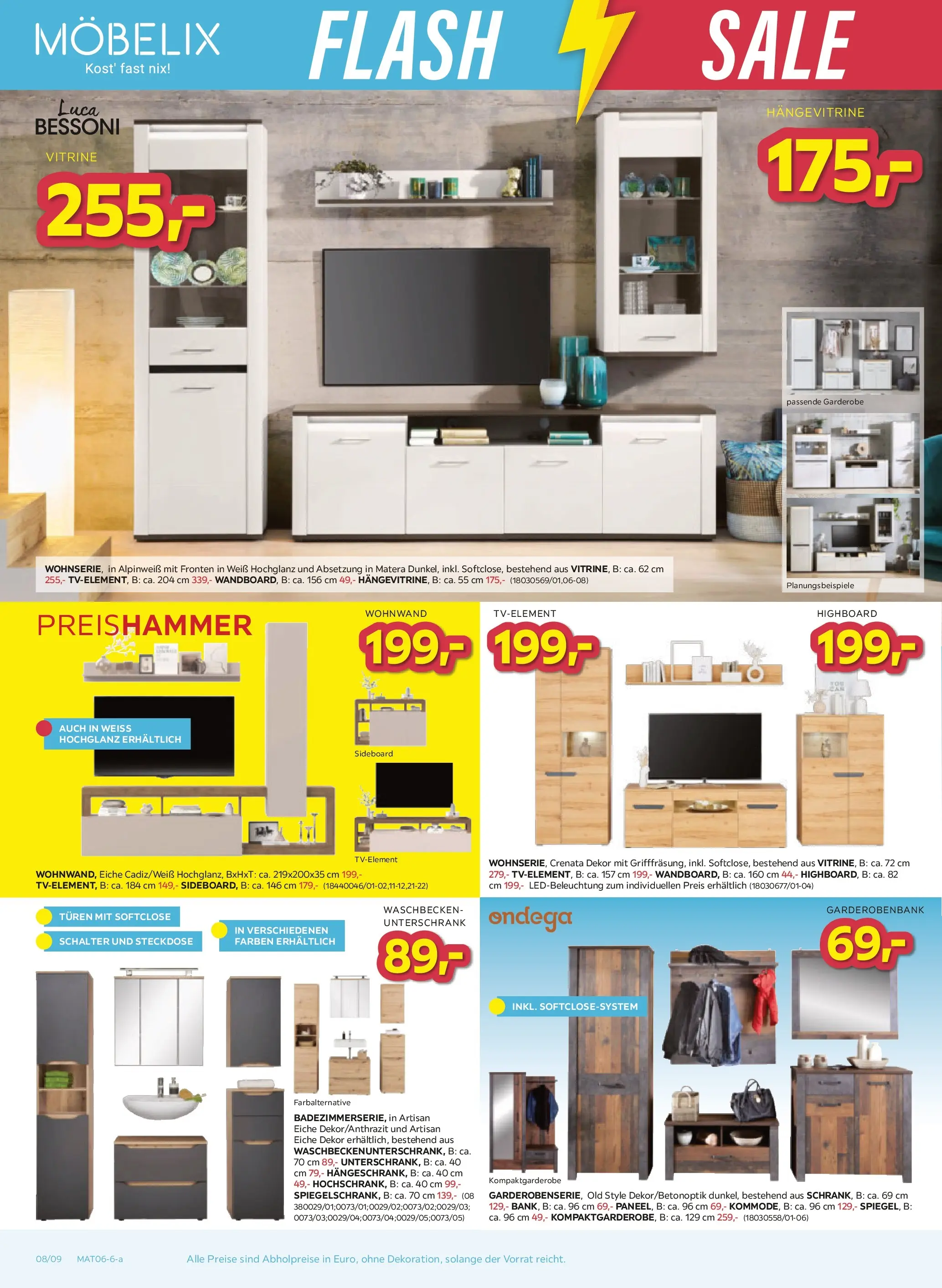 Möbelix - Flash Sale von 26.05.2026 - Aktuelle Angebote | Seite: 8 | Produkte: Steckdose, Waschbecken