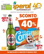 Iperal Sconto 40% - al 19.05.2026