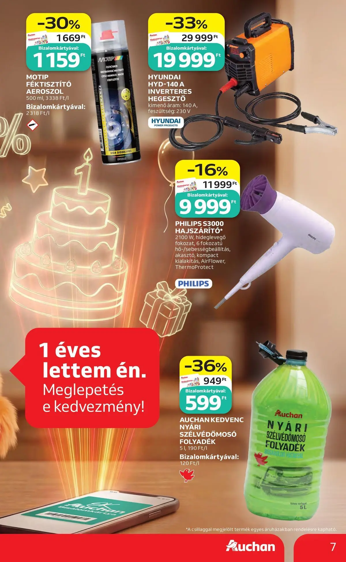 Auchan akciós újság Debrecen - 2026.05.06. -tól/töl > akció, lapozható szórólap 🛍️ | Oldal: 7