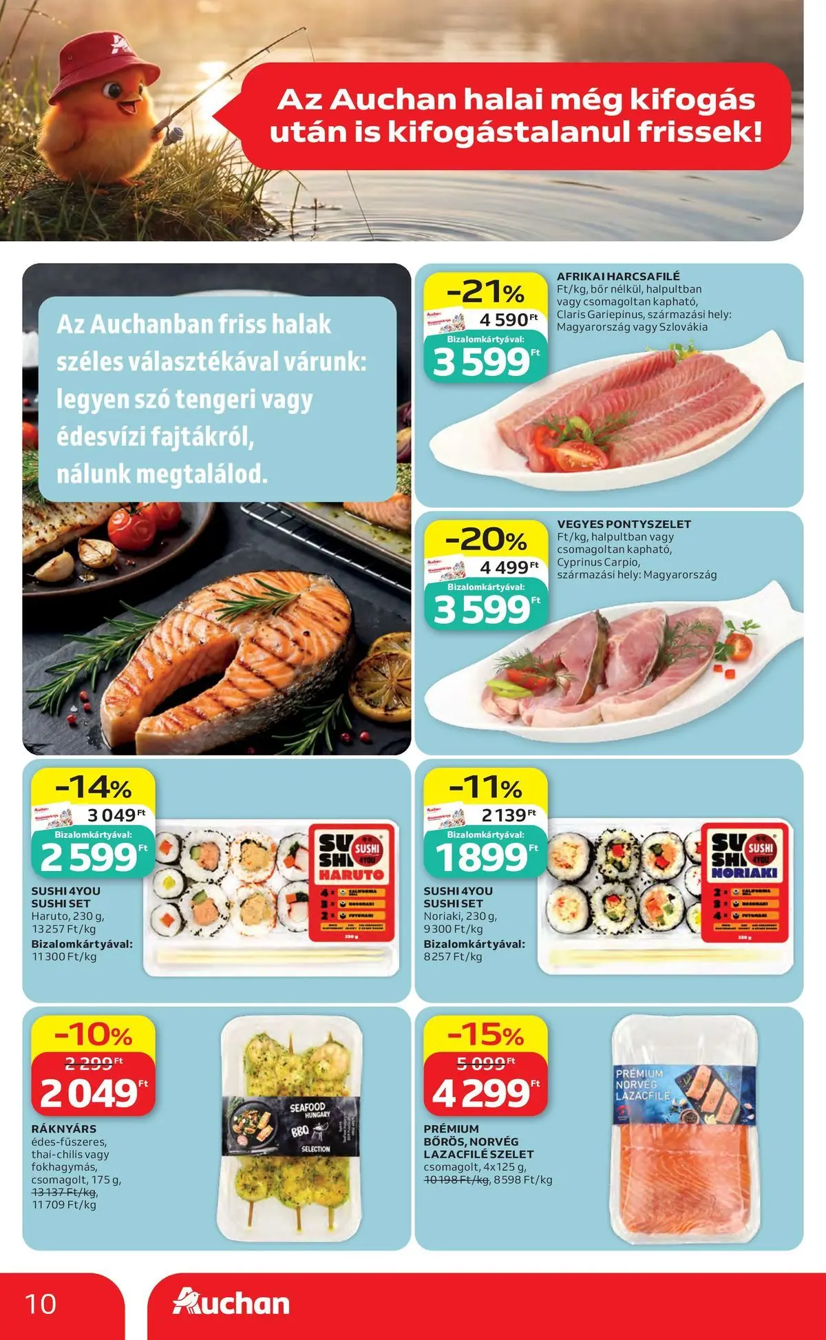 Auchan akciós újság Debrecen - 2026.05.06. -tól/töl > akció, lapozható szórólap 🛍️ | Oldal: 10