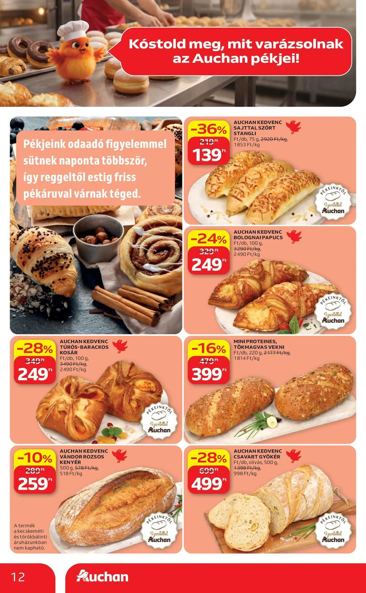 Auchan akciós újság Debrecen - 2026.05.06. -tól/töl > akció, lapozható szórólap 🛍️ | Oldal: 12