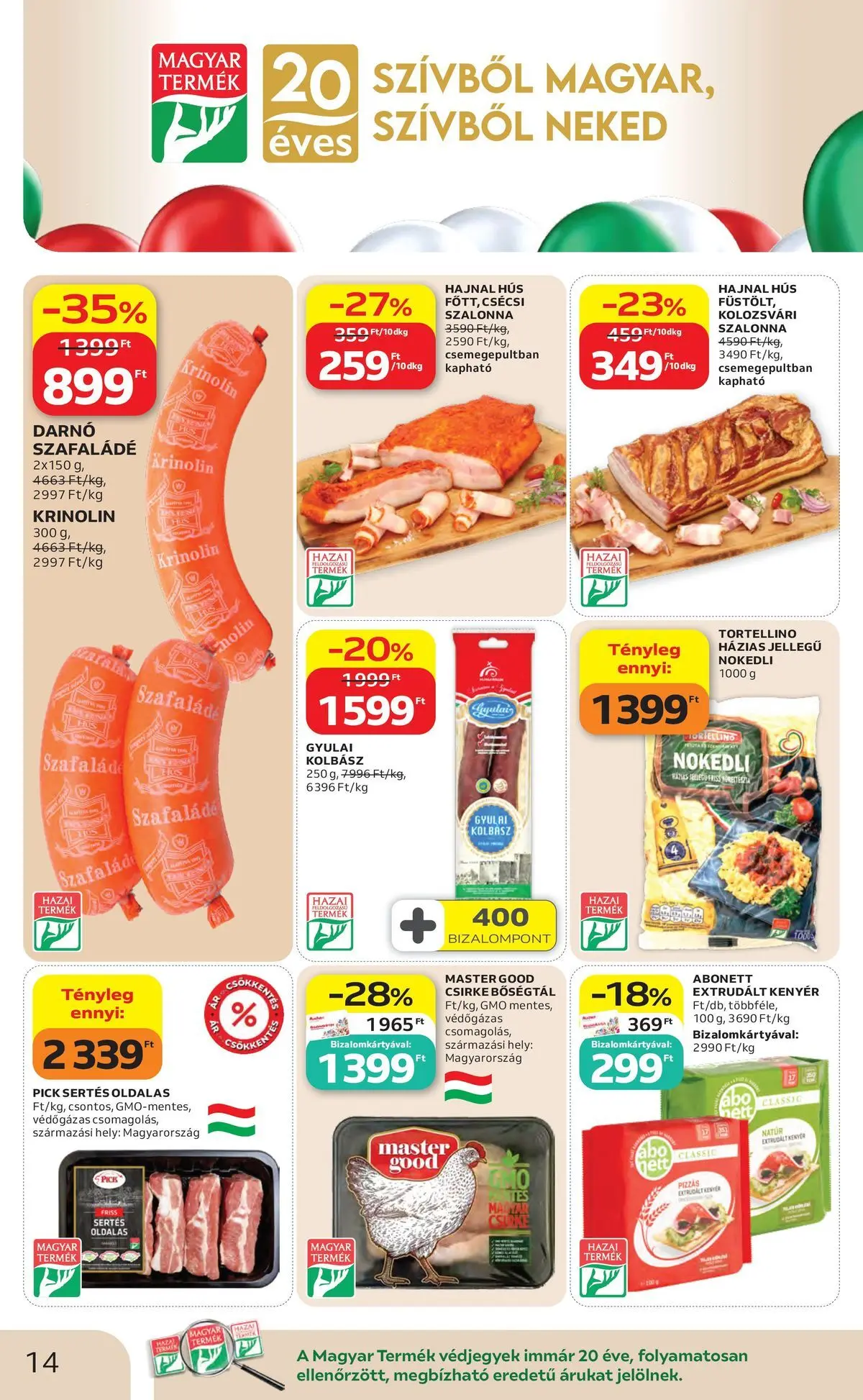 Auchan akciós újság Debrecen - 2026.05.06. -tól/töl > akció, lapozható szórólap 🛍️ | Oldal: 14