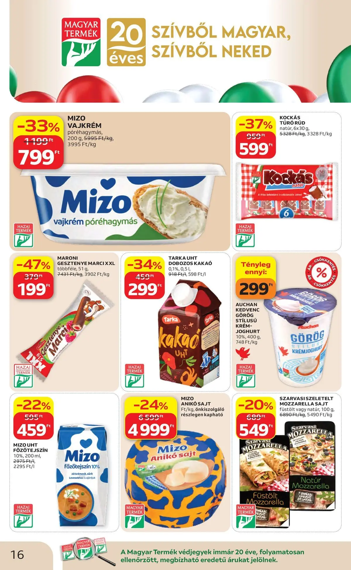 Auchan akciós újság Debrecen - 2026.05.06. -tól/töl > akció, lapozható szórólap 🛍️ | Oldal: 16