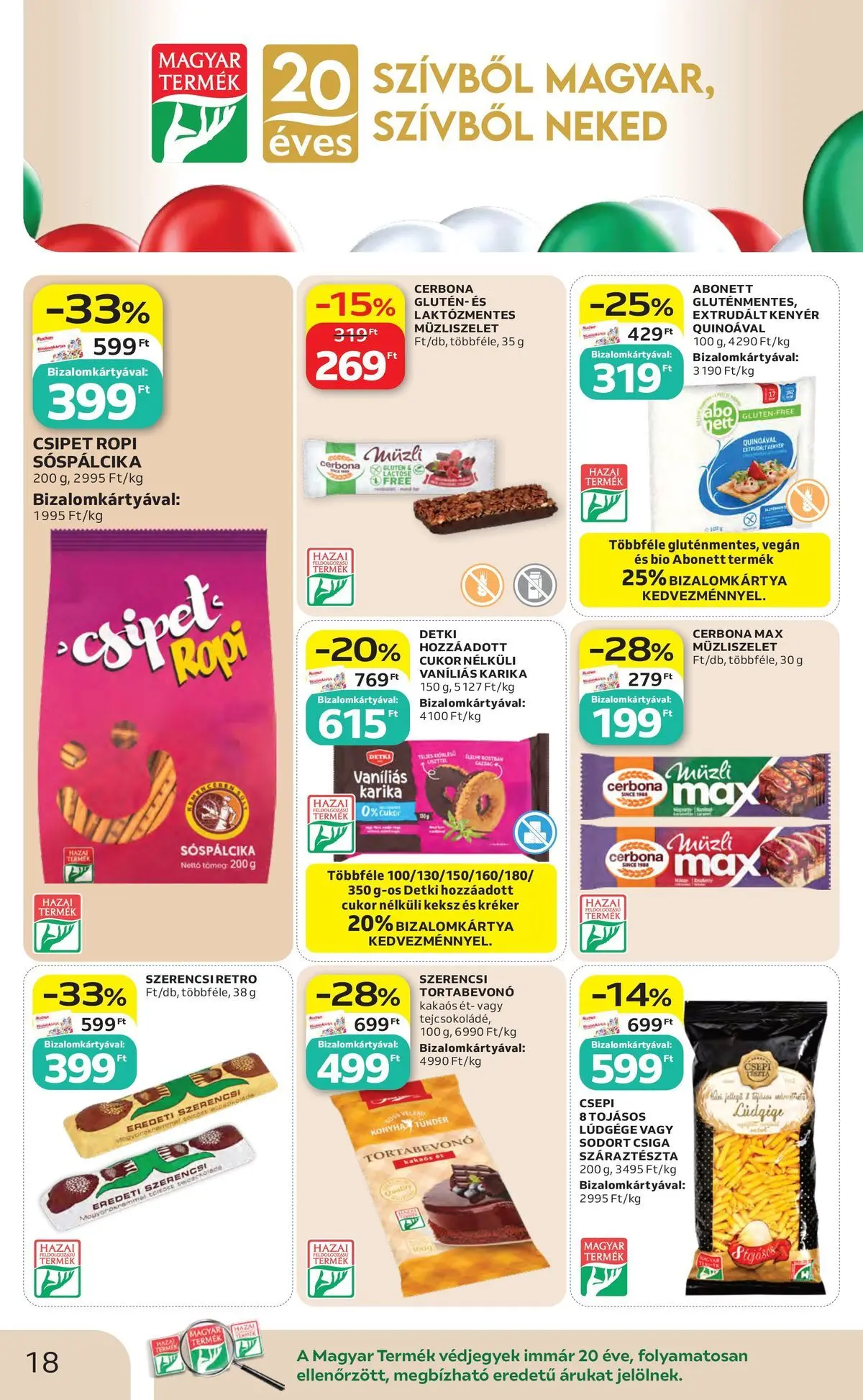 Auchan akciós újság Debrecen - 2026.05.06. -tól/töl > akció, lapozható szórólap 🛍️ | Oldal: 18