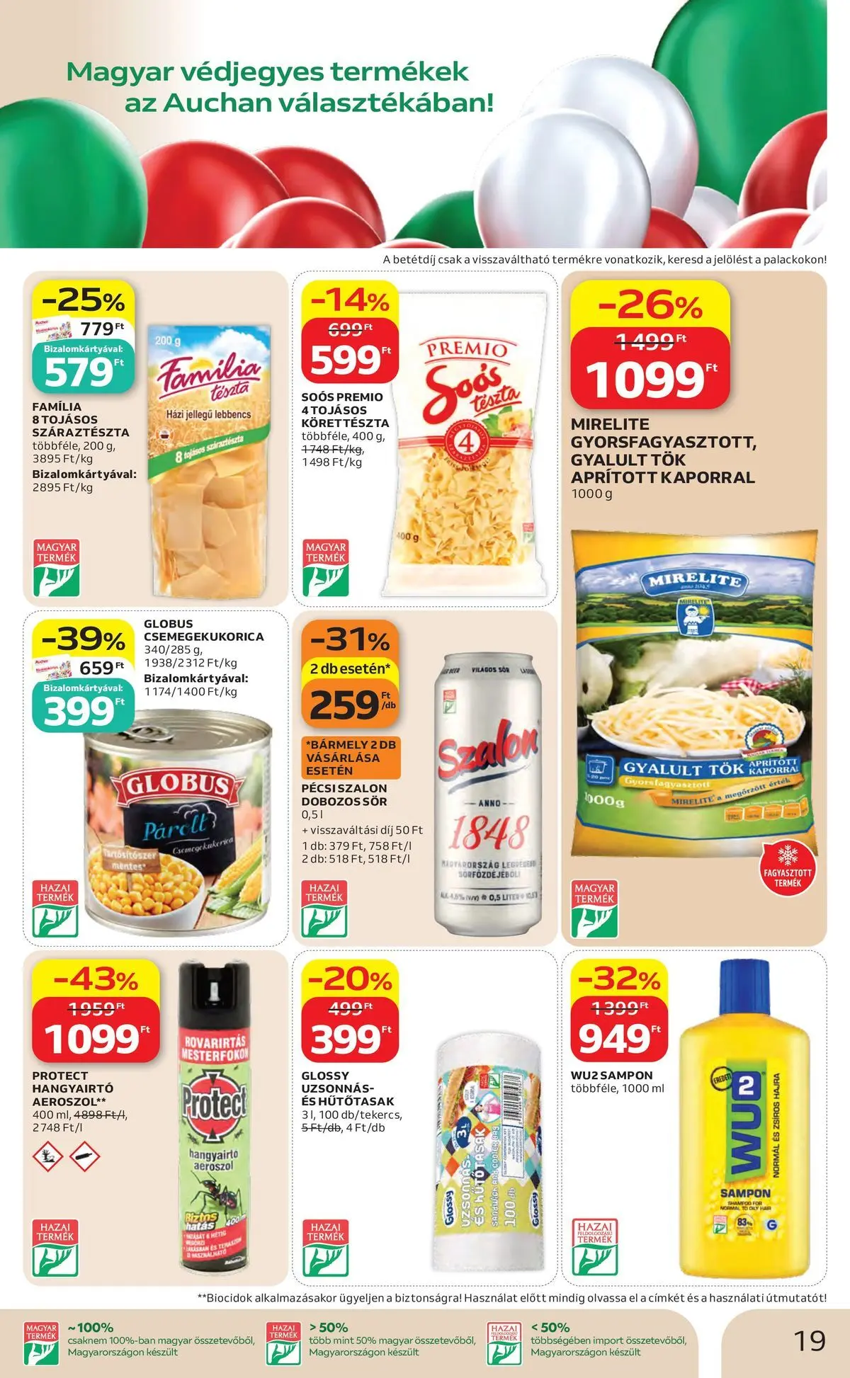 Auchan akciós újság Debrecen - 2026.05.06. -tól/töl > akció, lapozható szórólap 🛍️ | Oldal: 19