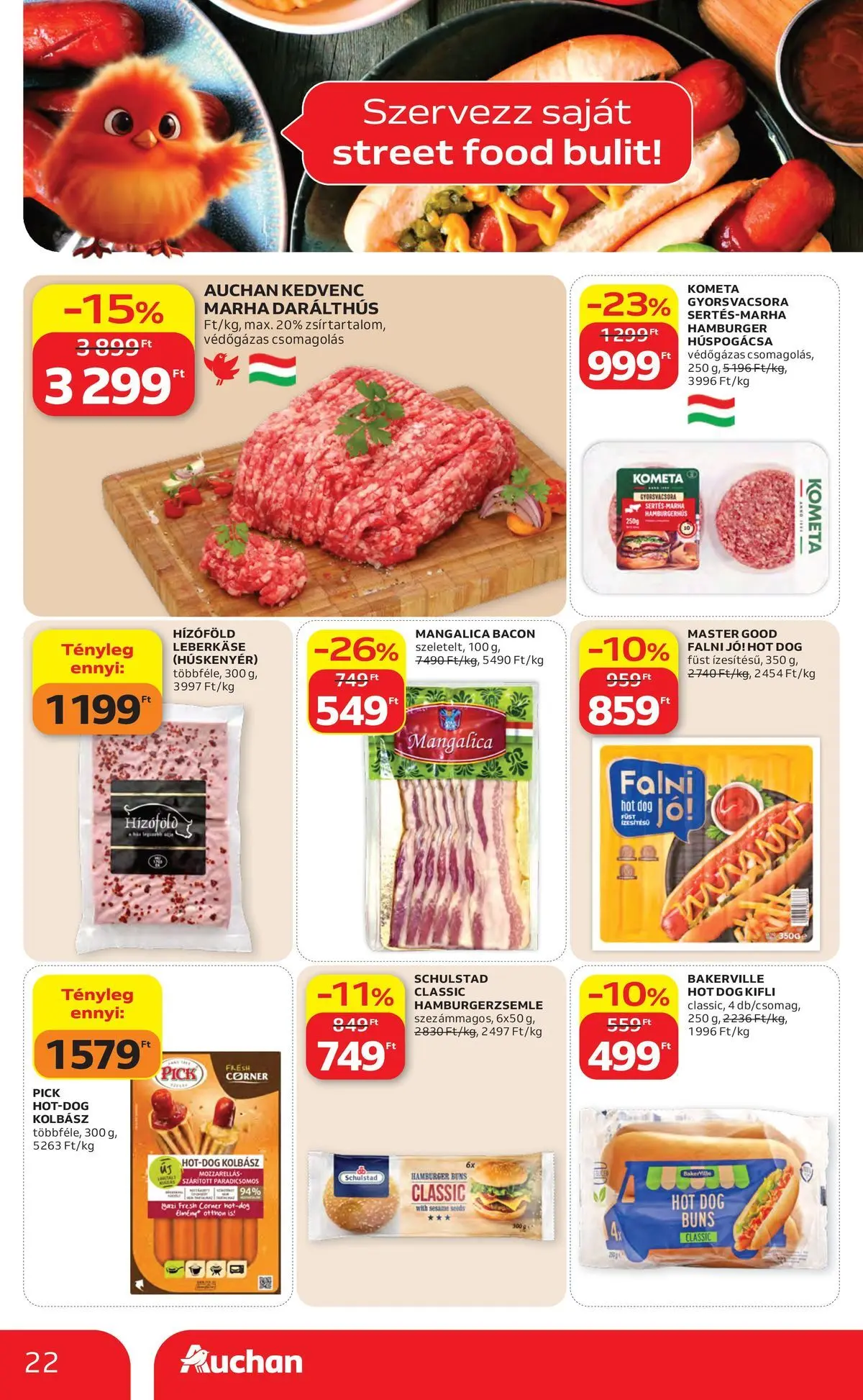Auchan akciós újság Debrecen - 2026.05.06. -tól/töl > akció, lapozható szórólap 🛍️ | Oldal: 22