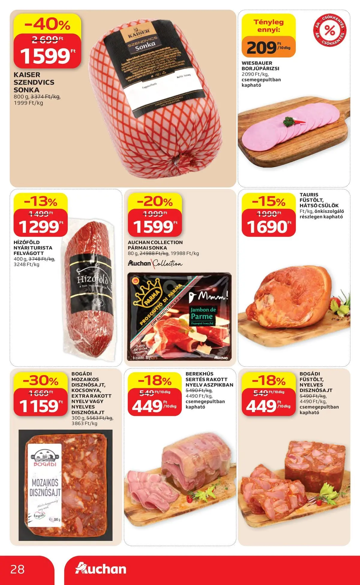 Auchan akciós újság Debrecen - 2026.05.06. -tól/töl > akció, lapozható szórólap 🛍️ | Oldal: 28