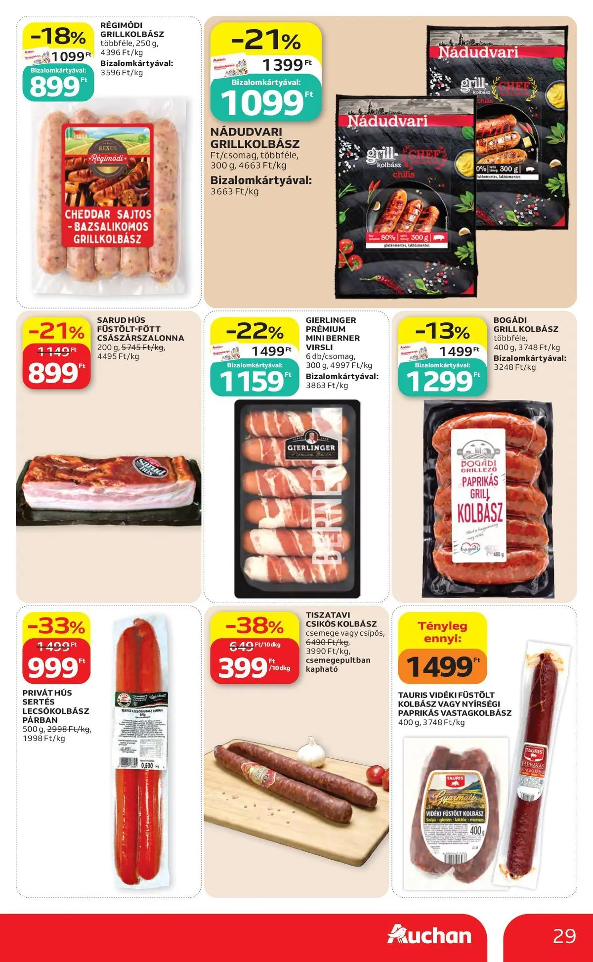 Auchan akciós újság Debrecen - 2026.05.06. -tól/töl > akció, lapozható szórólap 🛍️ | Oldal: 29