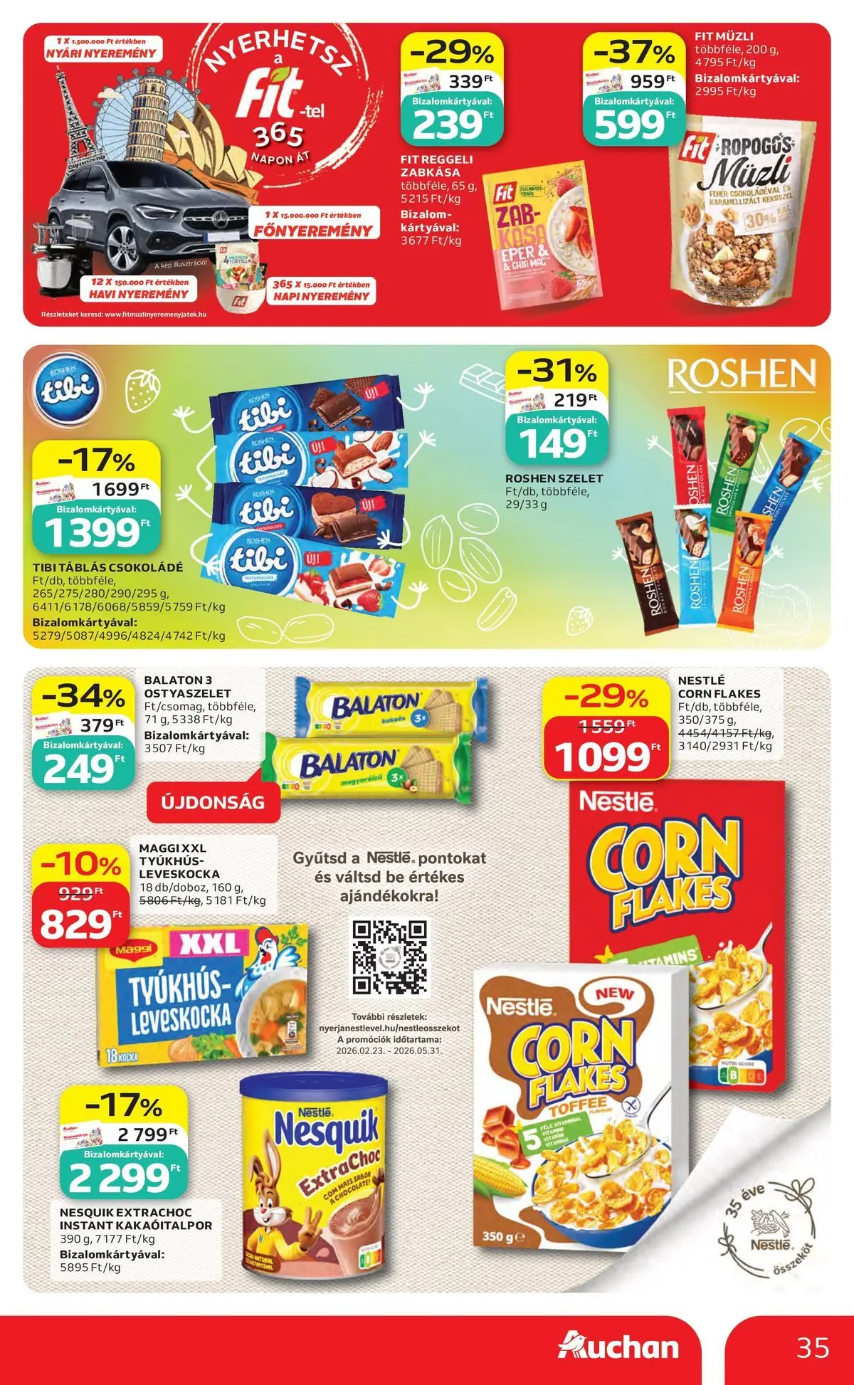 Auchan akciós újság Debrecen - 2026.05.06. -tól/töl > akció, lapozható szórólap 🛍️ | Oldal: 35