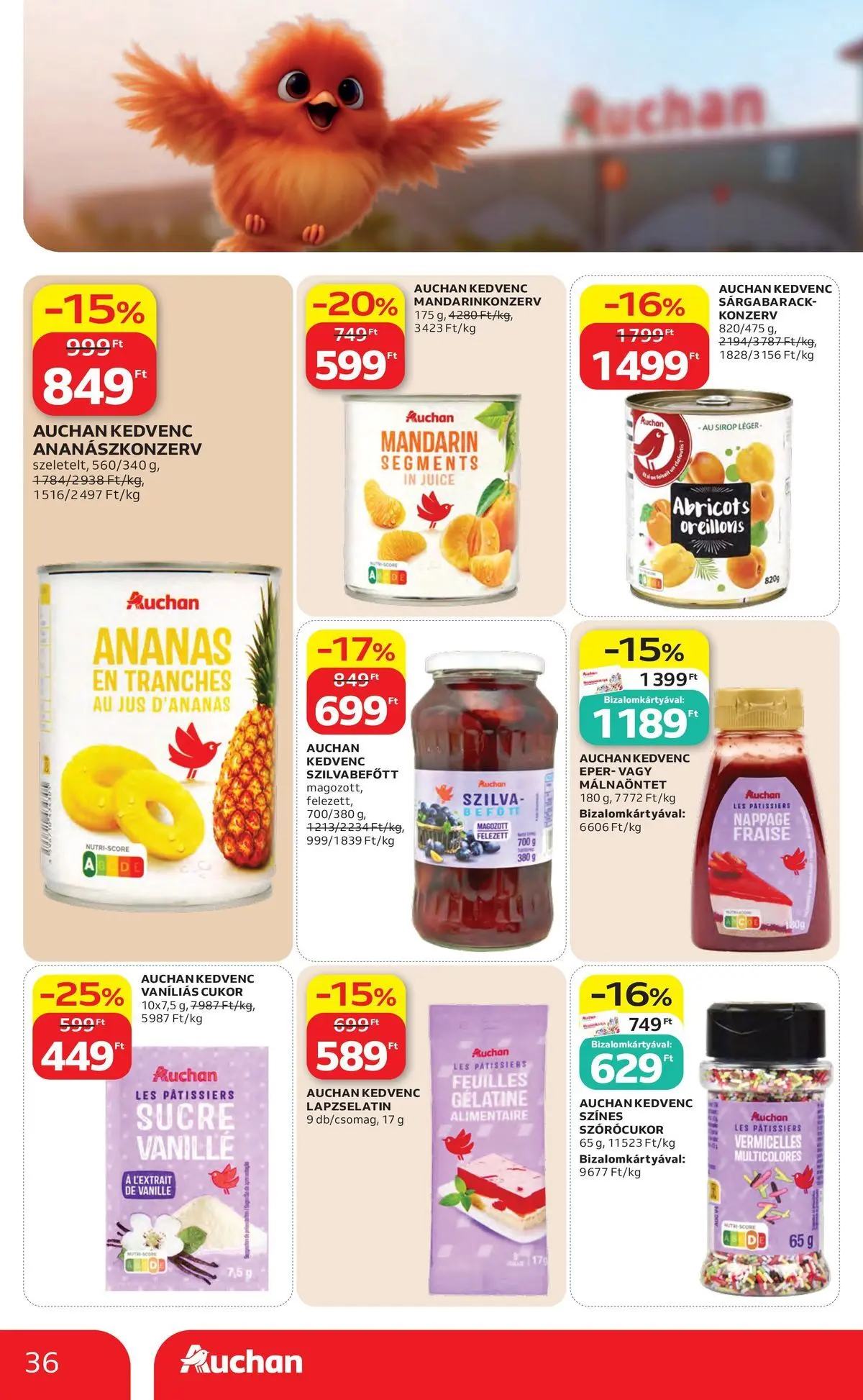Auchan akciós újság Debrecen - 2026.05.06. -tól/töl > akció, lapozható szórólap 🛍️ | Oldal: 36