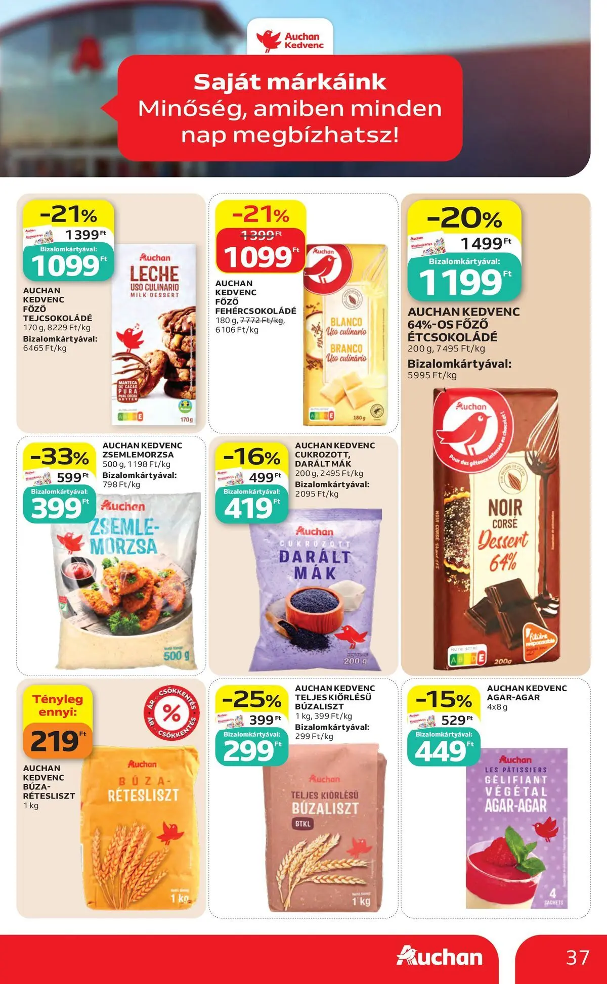 Auchan akciós újság Debrecen - 2026.05.06. -tól/töl > akció, lapozható szórólap 🛍️ | Oldal: 37