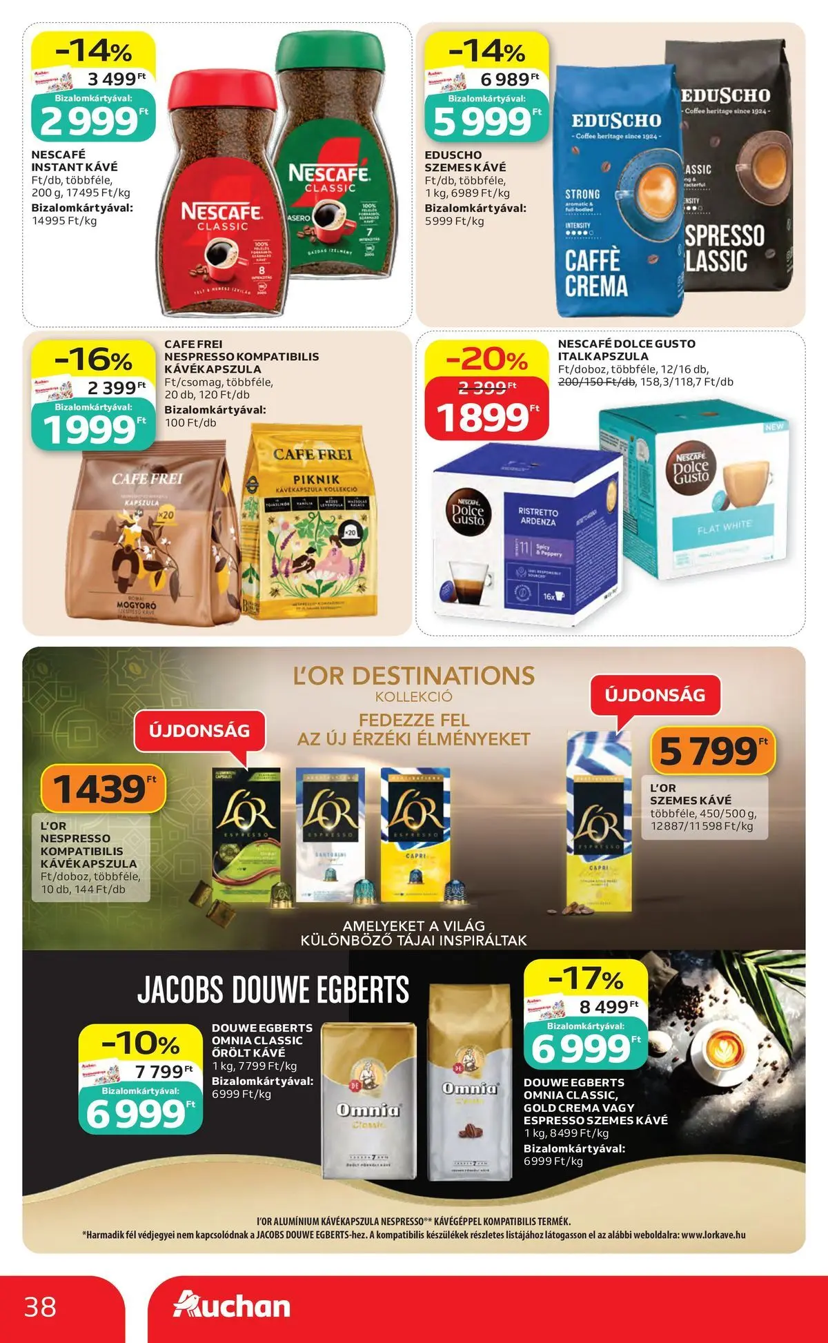 Auchan akciós újság Debrecen - 2026.05.06. -tól/töl > akció, lapozható szórólap 🛍️ | Oldal: 38