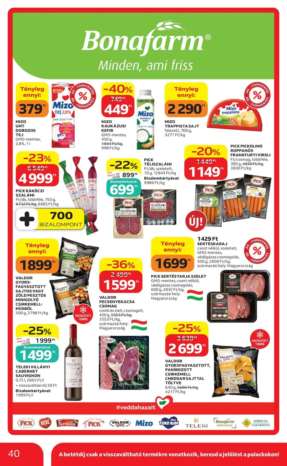 Auchan akciós újság Debrecen - 2026.05.06. -tól/töl > akció, lapozható szórólap 🛍️ | Oldal: 40