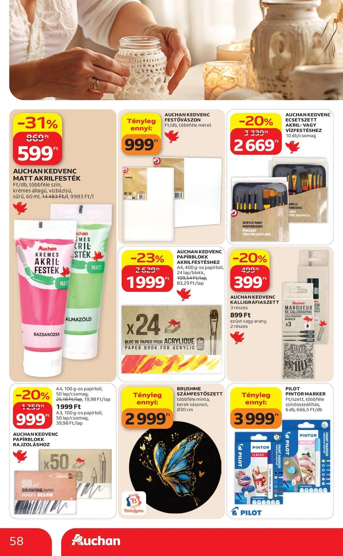 Auchan akciós újság Debrecen - 2026.05.06. -tól/töl > akció, lapozható szórólap 🛍️ | Oldal: 58