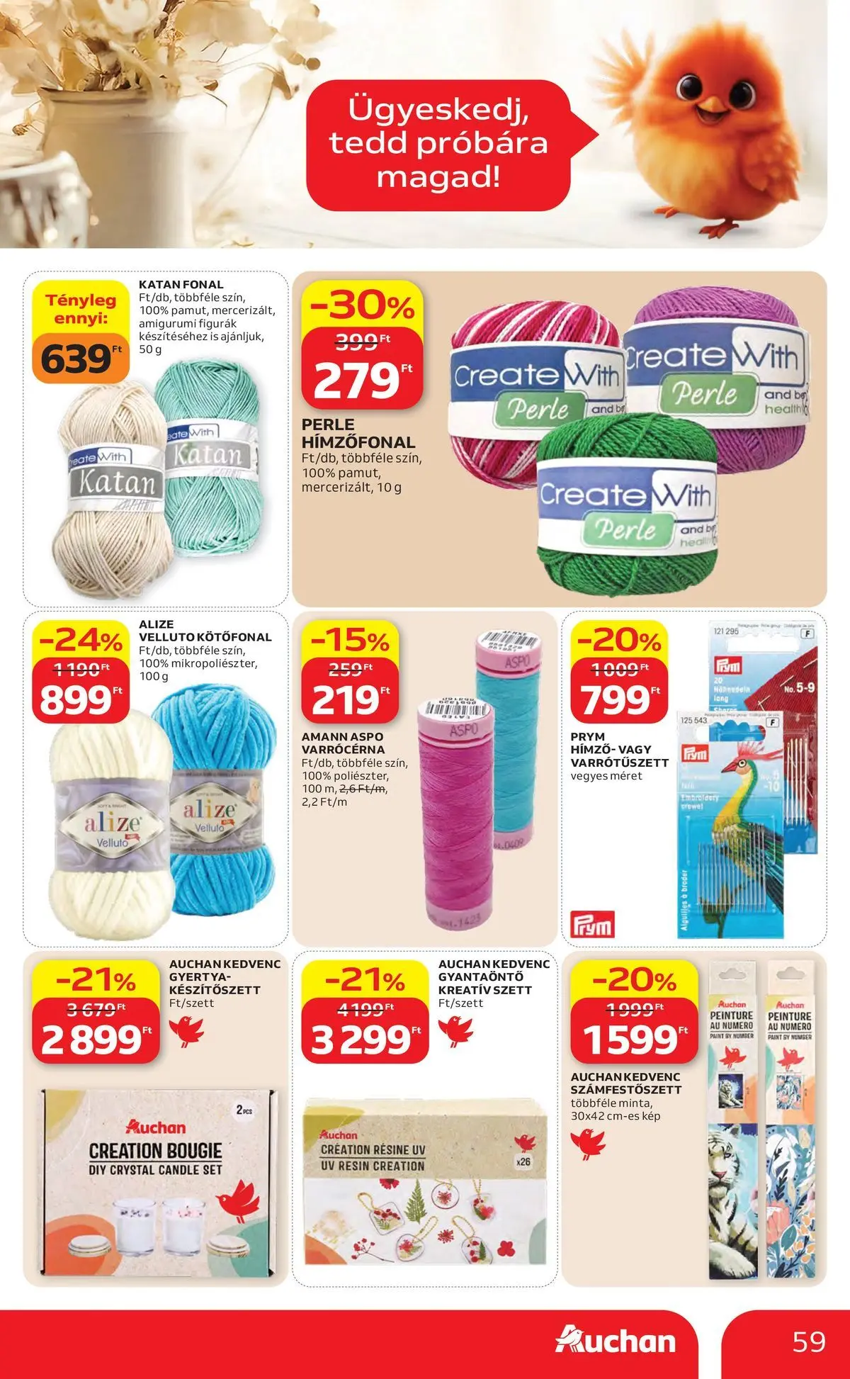 Auchan akciós újság Debrecen - 2026.05.06. -tól/töl > akció, lapozható szórólap 🛍️ | Oldal: 59