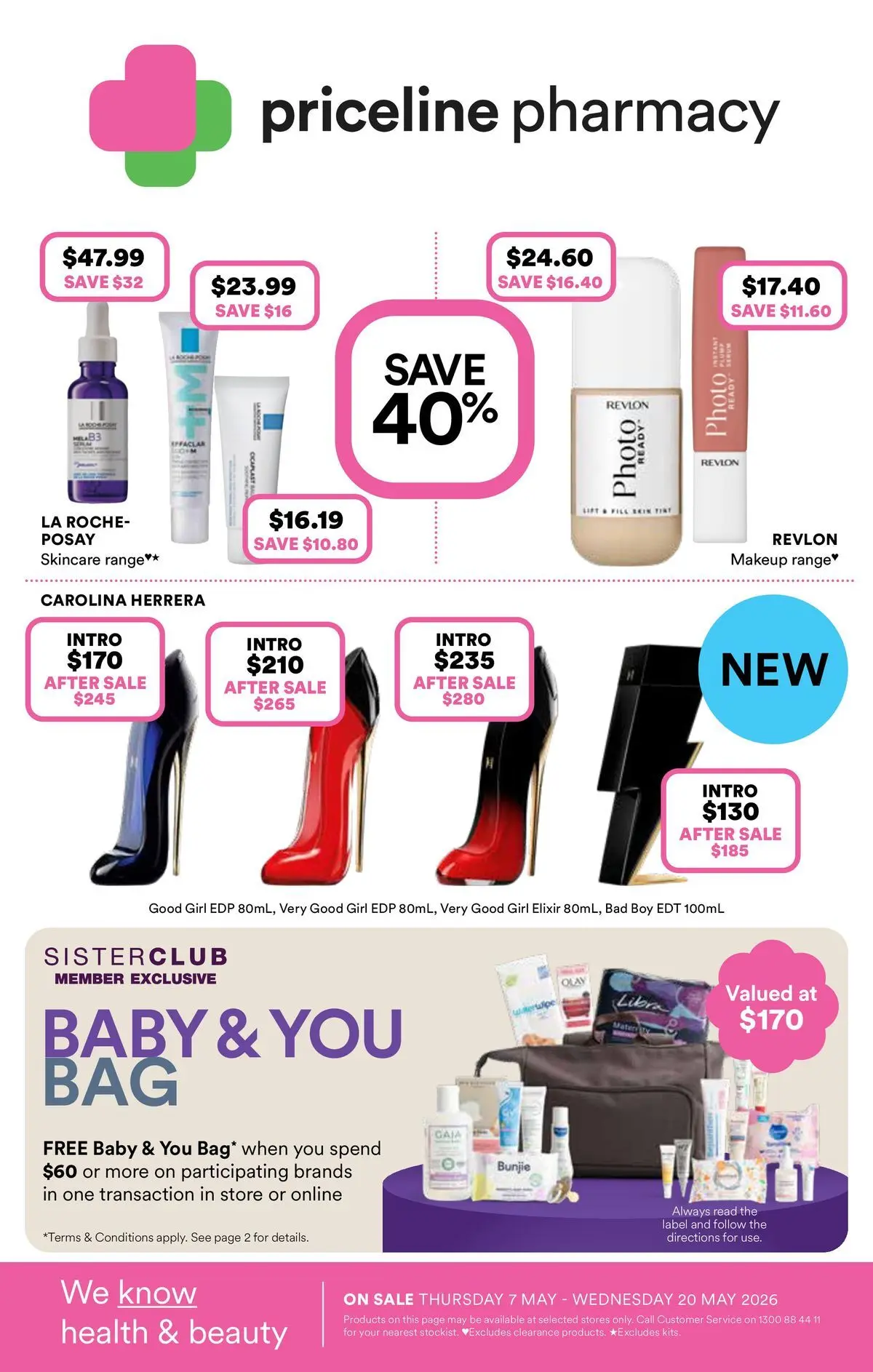 Priceline Pharmacy catalogue Bundoora - 06/05/2026 > weekly / monthly specials | Page: 1 | Products: Makeup