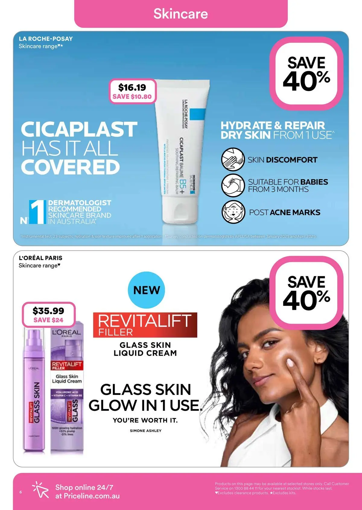 Priceline Pharmacy catalogue Bundoora - 06/05/2026 > weekly / monthly specials | Page: 6 | Products: Cream, Acne