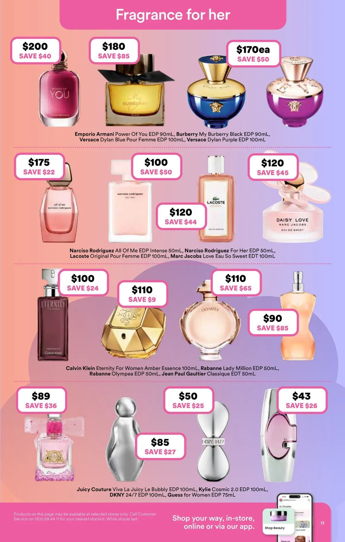 Priceline Pharmacy catalogue Bundoora - 06/05/2026 > weekly / monthly specials | Page: 13 | Products: Fragrance
