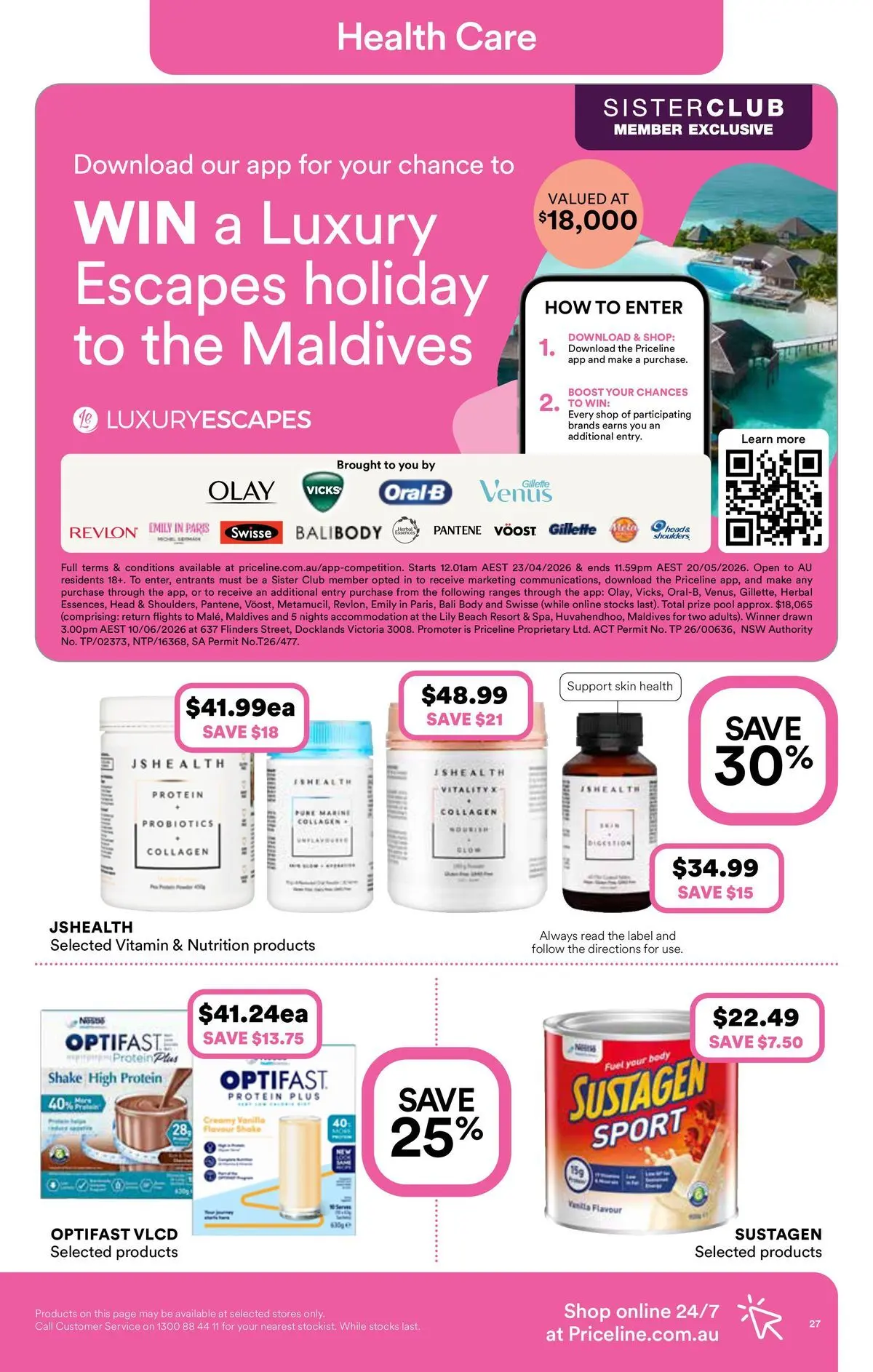 Priceline Pharmacy catalogue Bundoora - 06/05/2026 > weekly / monthly specials | Page: 27 | Products: Collagen, Vitamin