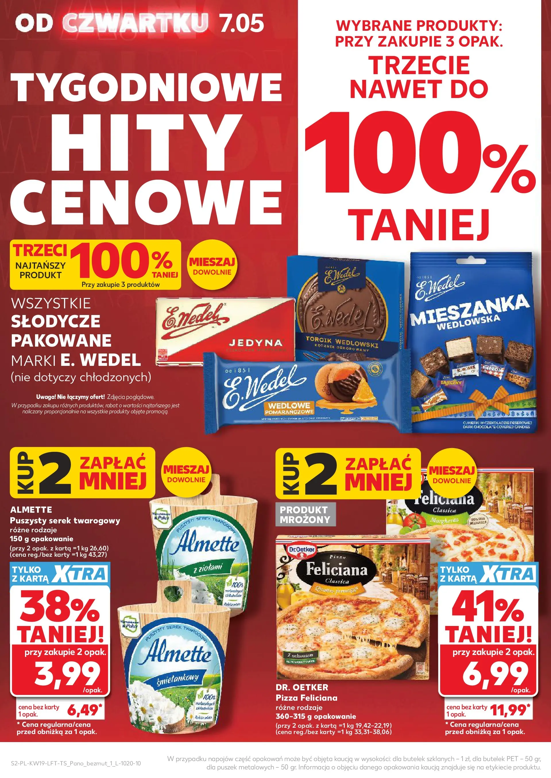 Kaufland gazetka od 07.05.2026 - od jutra PDF | Strona: 2 | Produkty: Karta, Słodycze, Serek, Pizza