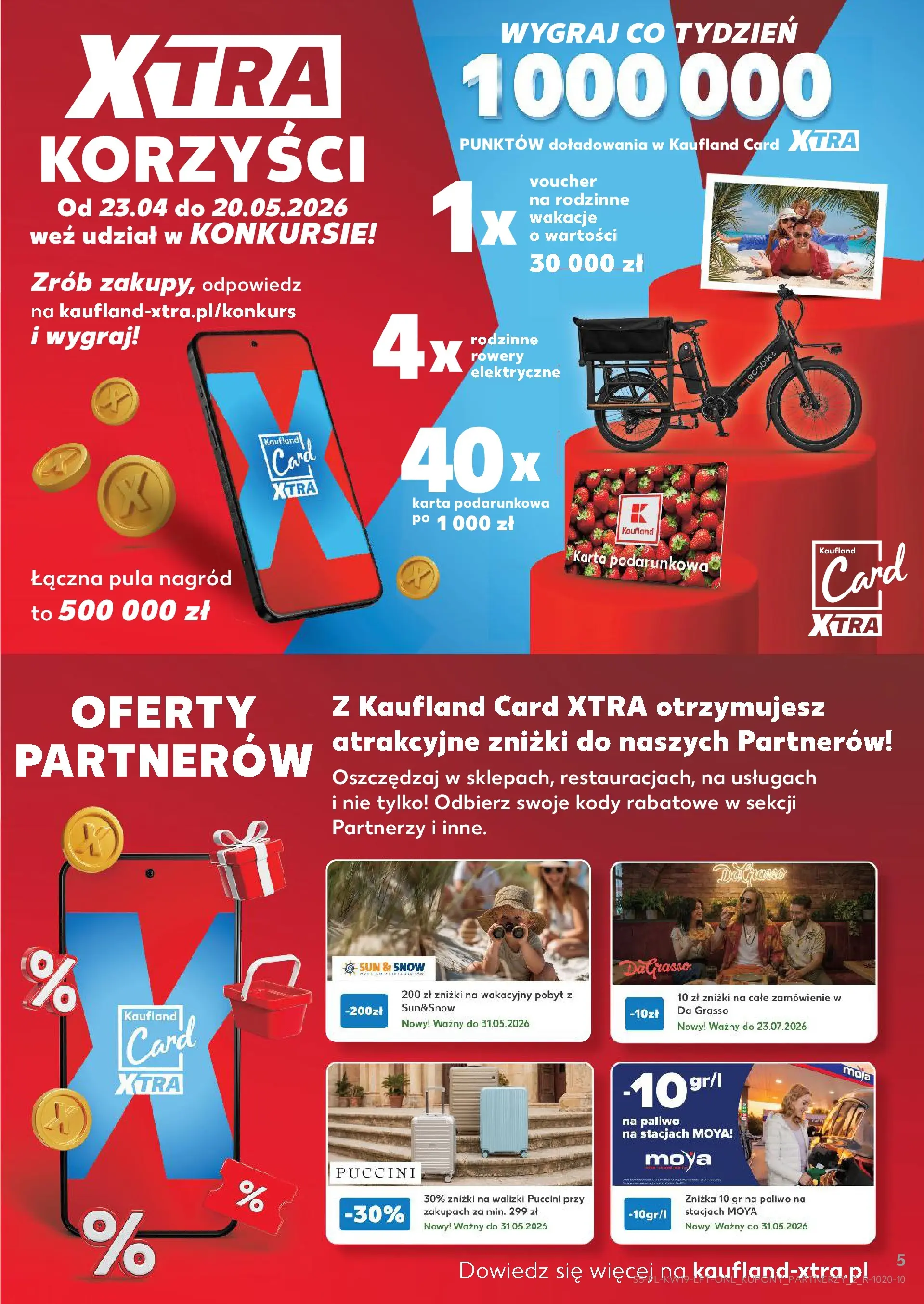 Kaufland gazetka od 07.05.2026 - od jutra PDF | Strona: 5 | Produkty: Karta, Walizki