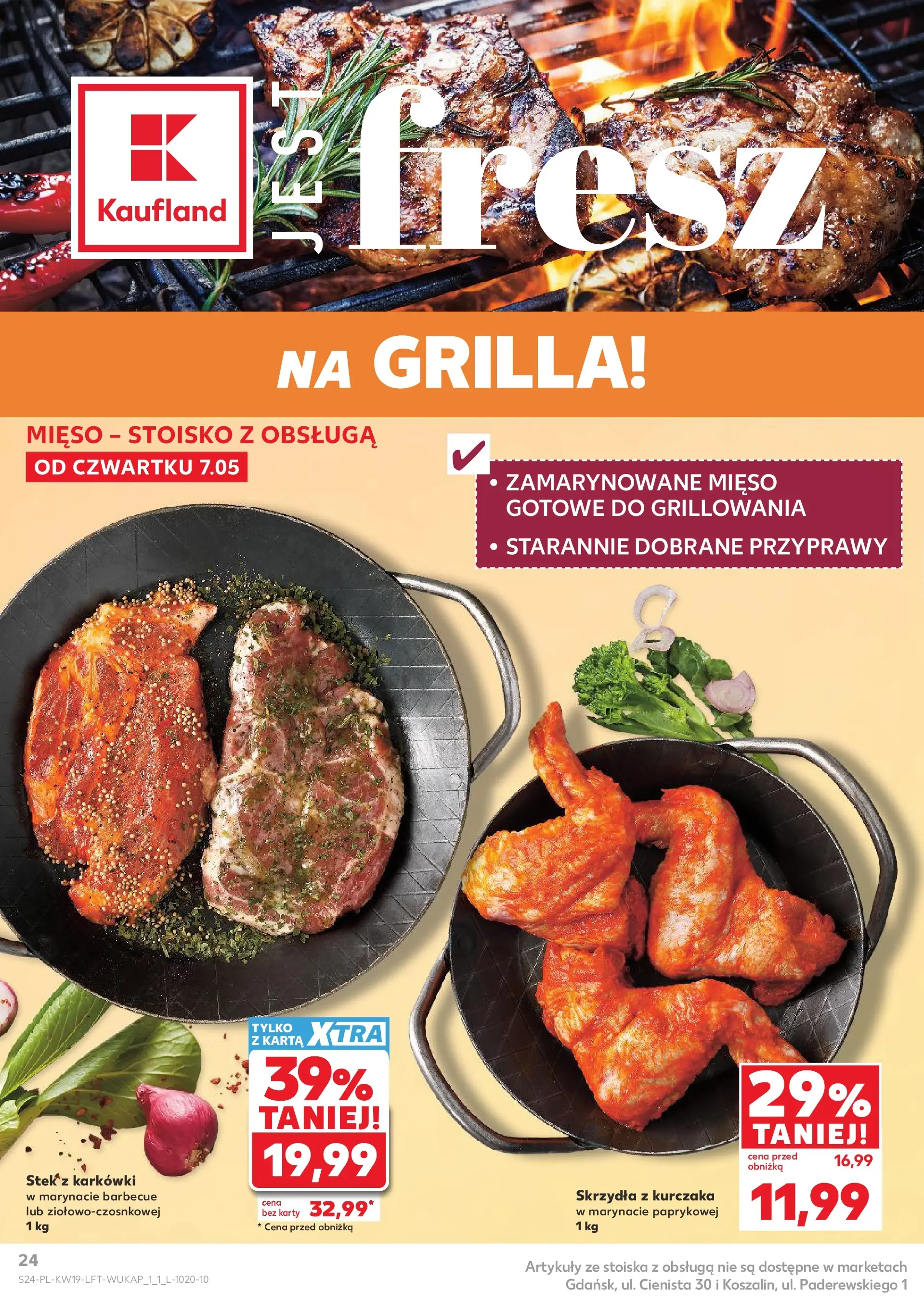 Kaufland gazetka od 07.05.2026 - od jutra PDF | Strona: 24 | Produkty: Karta, Mięso, Przyprawy