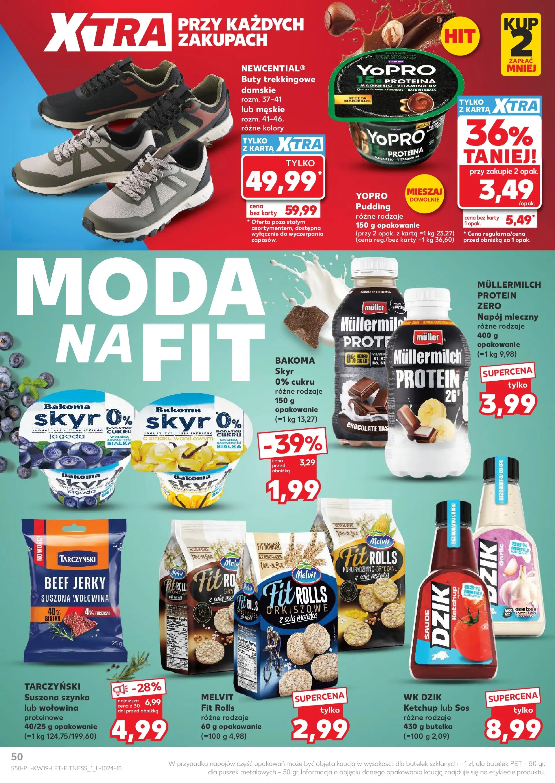 Kaufland gazetka od 07.05.2026 - od jutra PDF | Strona: 50 | Produkty: Karta, Buty, Ketchup, Suszona wołowina