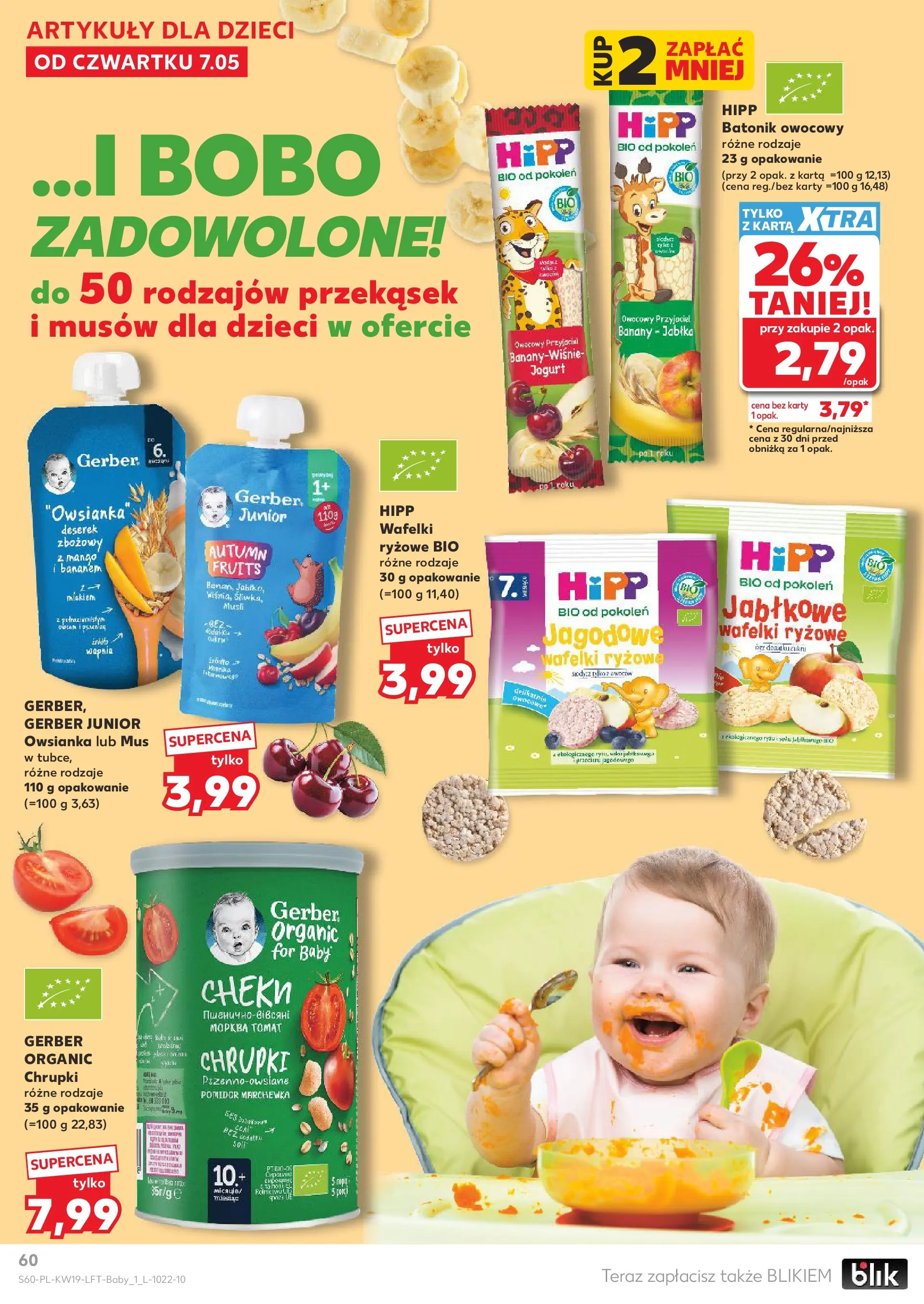 Kaufland gazetka od 07.05.2026 - od jutra PDF | Strona: 60 | Produkty: Chrupki, Jogurt, Jabłka, Banany