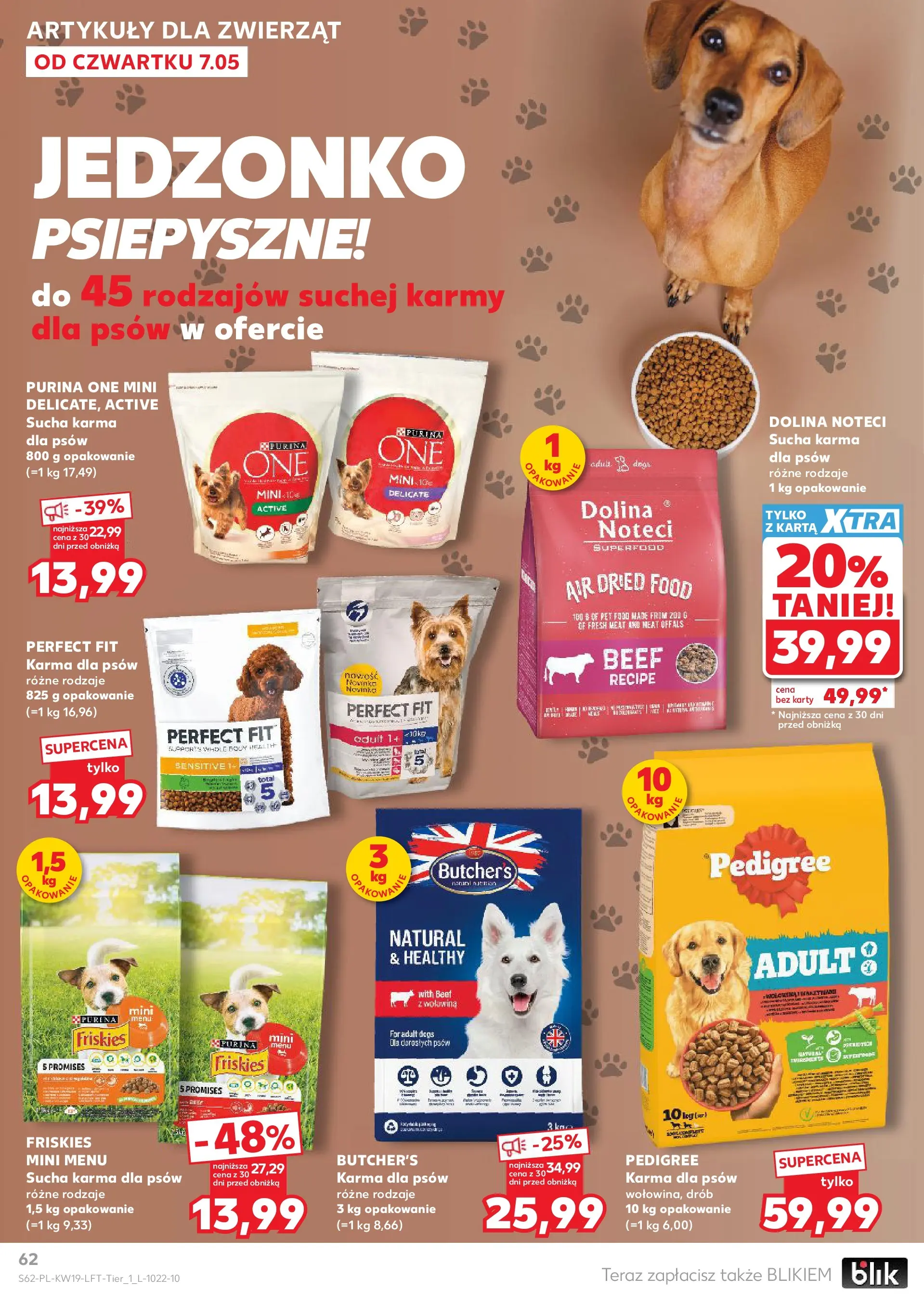 Kaufland gazetka od 07.05.2026 - od jutra PDF | Strona: 62 | Produkty: Pedigree, Body, Wołowina, Karma dla psów