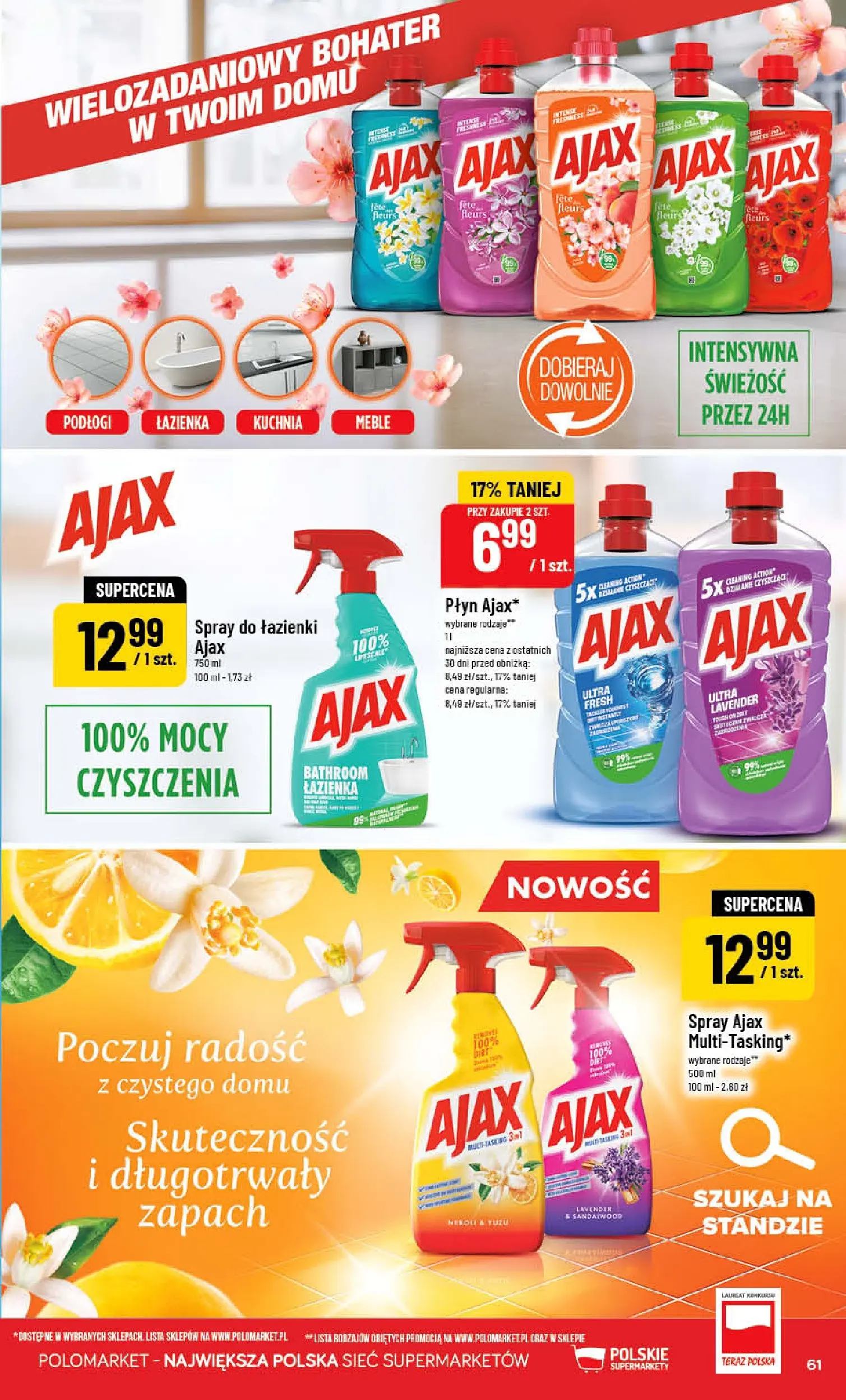 Nowa POLOmarket gazetka od jutra 06.05.2026 | Strona: 61 | Produkty: Zapach