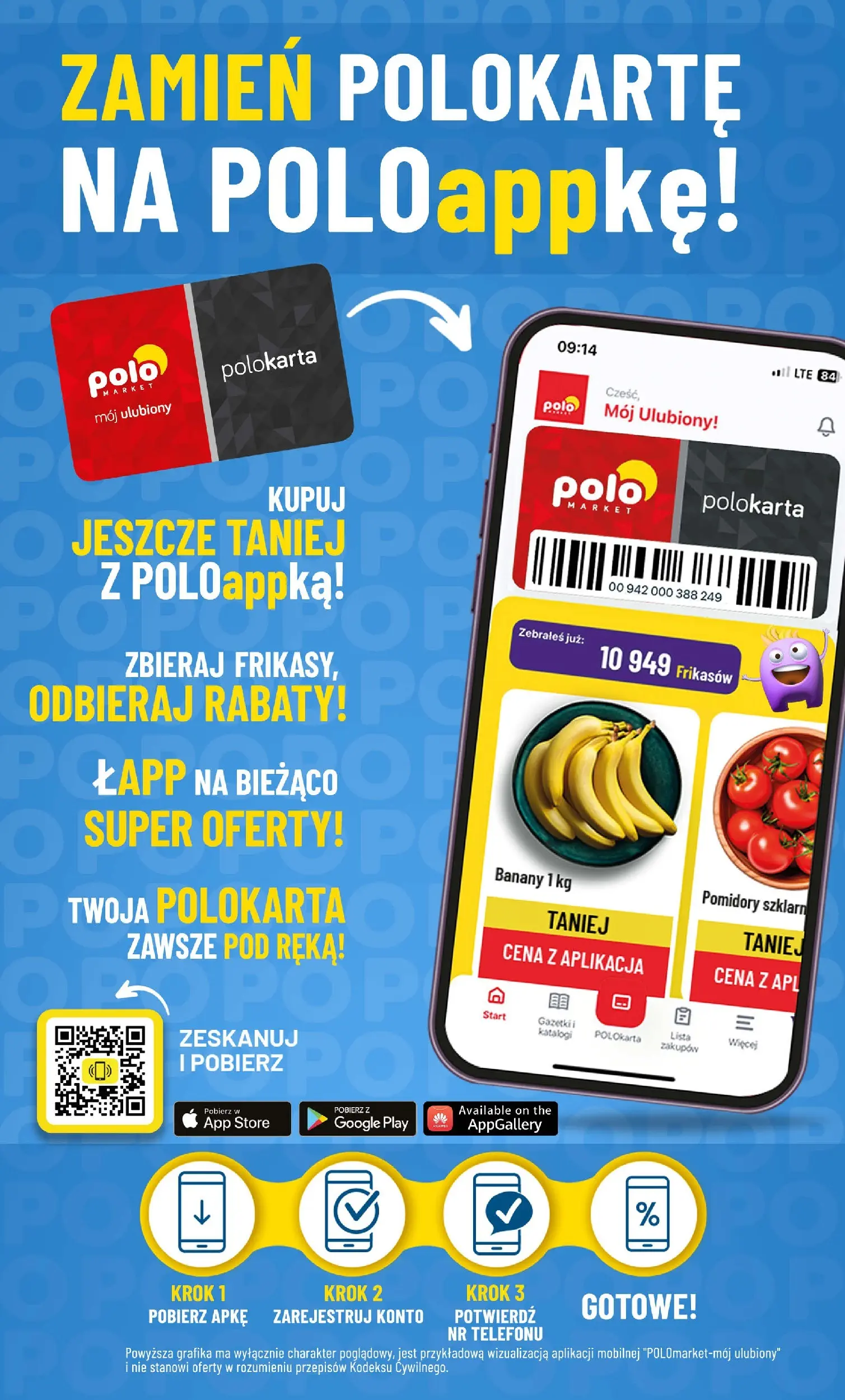 Nowa POLOmarket gazetka od jutra 09.06.2026 | Strona: 2 | Produkty: Pomidory, Banany