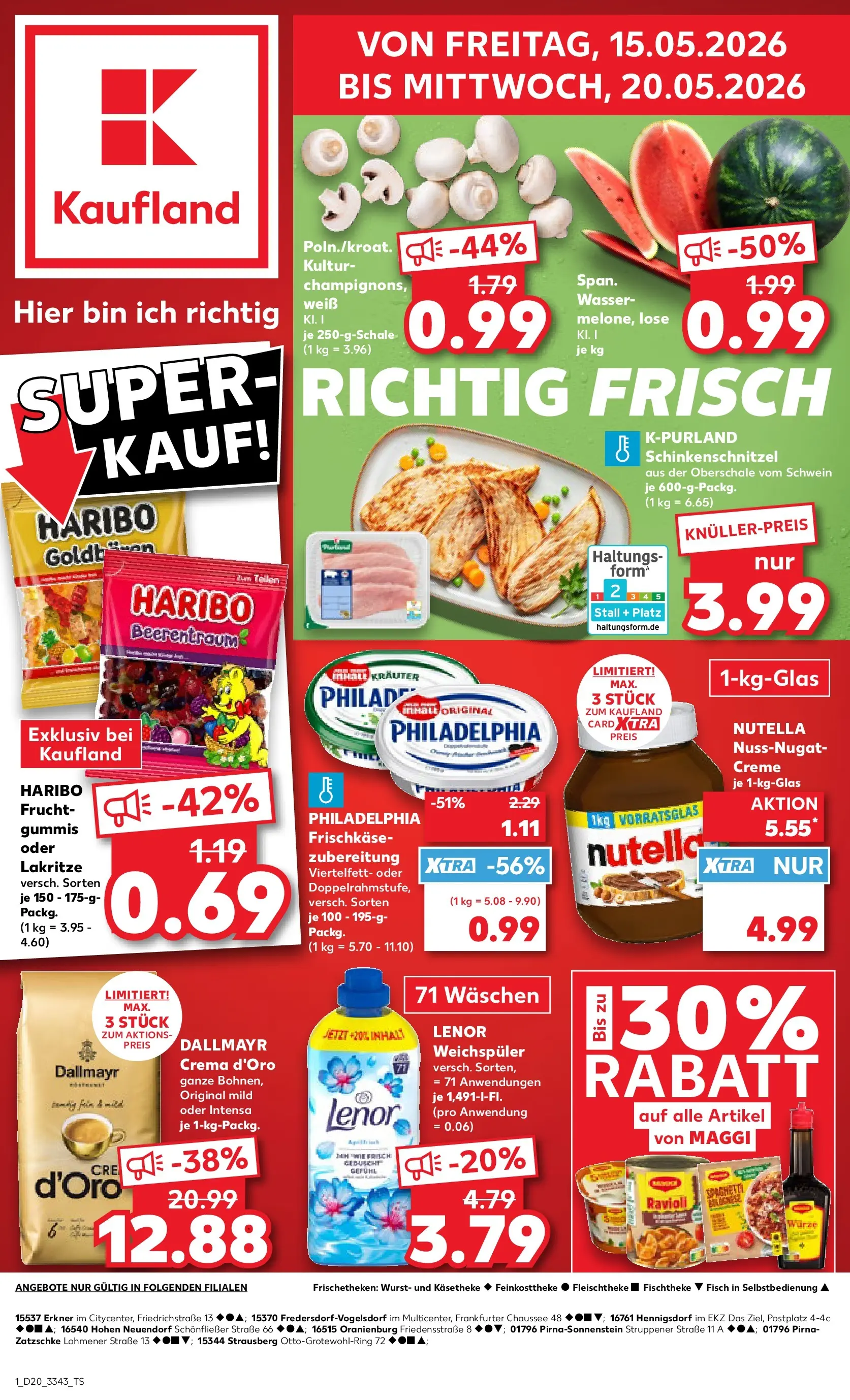 Prospekt Kaufland ab 10.05.2026 » Angebote Online zum Blättern | Seite: 8 | Produkte: Maggi, Philadelphia, Wasser, Wurst