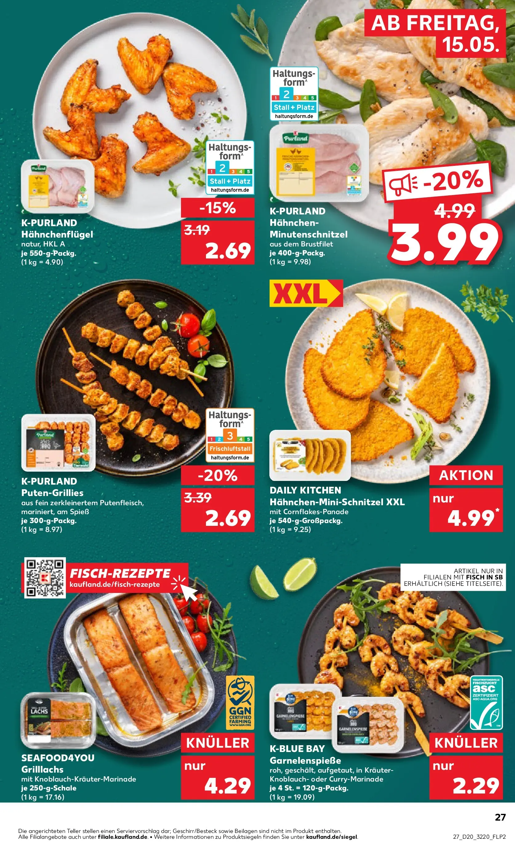 Prospekt Kaufland ab 10.05.2026 » Angebote Online zum Blättern | Seite: 34 | Produkte: Hahnchen, Fisch, Lachs, Knoblauch