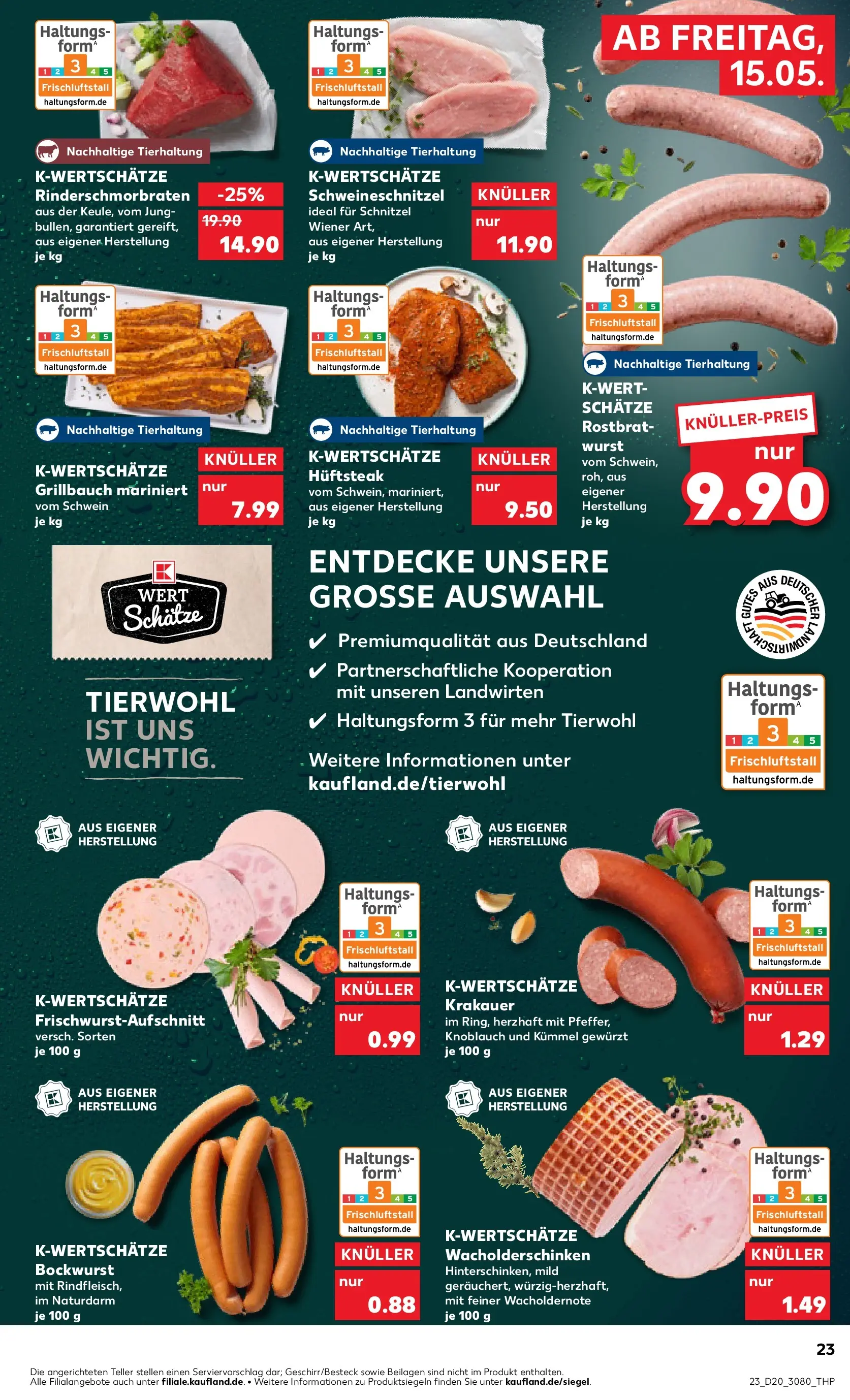 Prospekt Kaufland ab 10.05.2026 » Angebote Online zum Blättern | Seite: 30 | Produkte: Bockwurst, Schnitzel, Wurst, Knoblauch