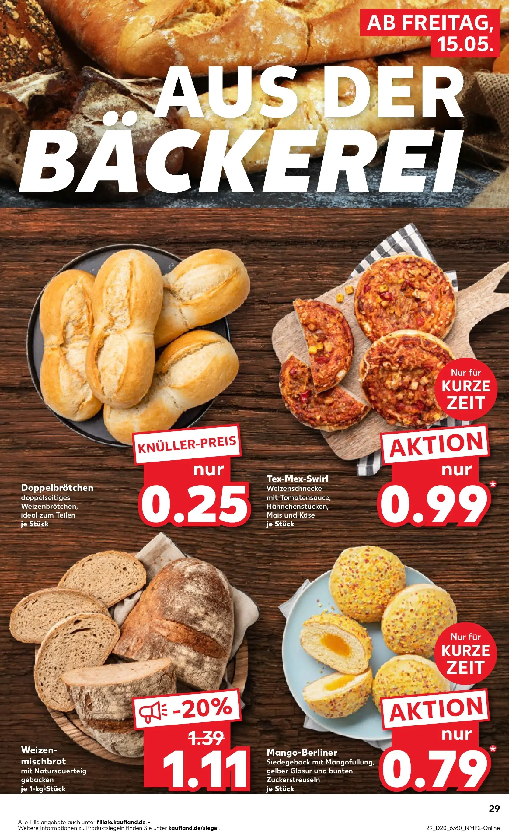 Prospekt Kaufland ab 10.05.2026 » Angebote Online zum Blättern | Seite: 36 | Produkte: Bäckerei, Käse