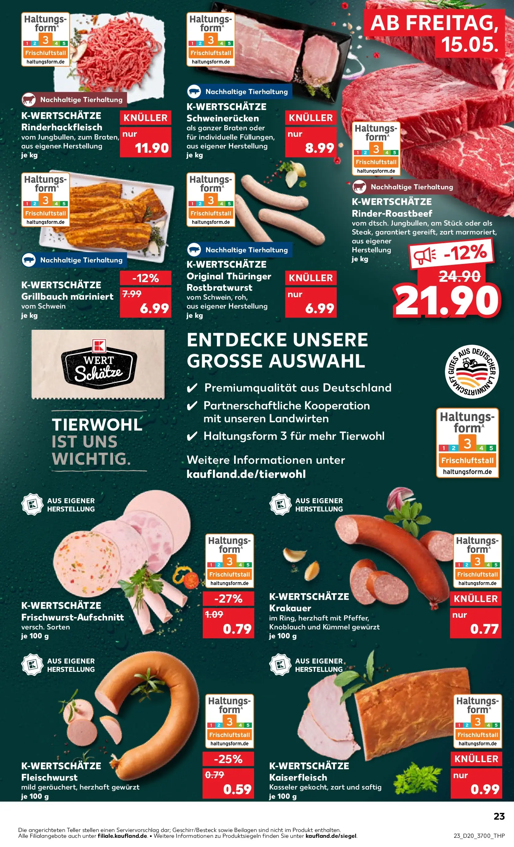 Prospekt Kaufland ab 15.05.2026 » Angebote Online zum Blättern | Seite: 23 | Produkte: Knoblauch, Schweinerucken