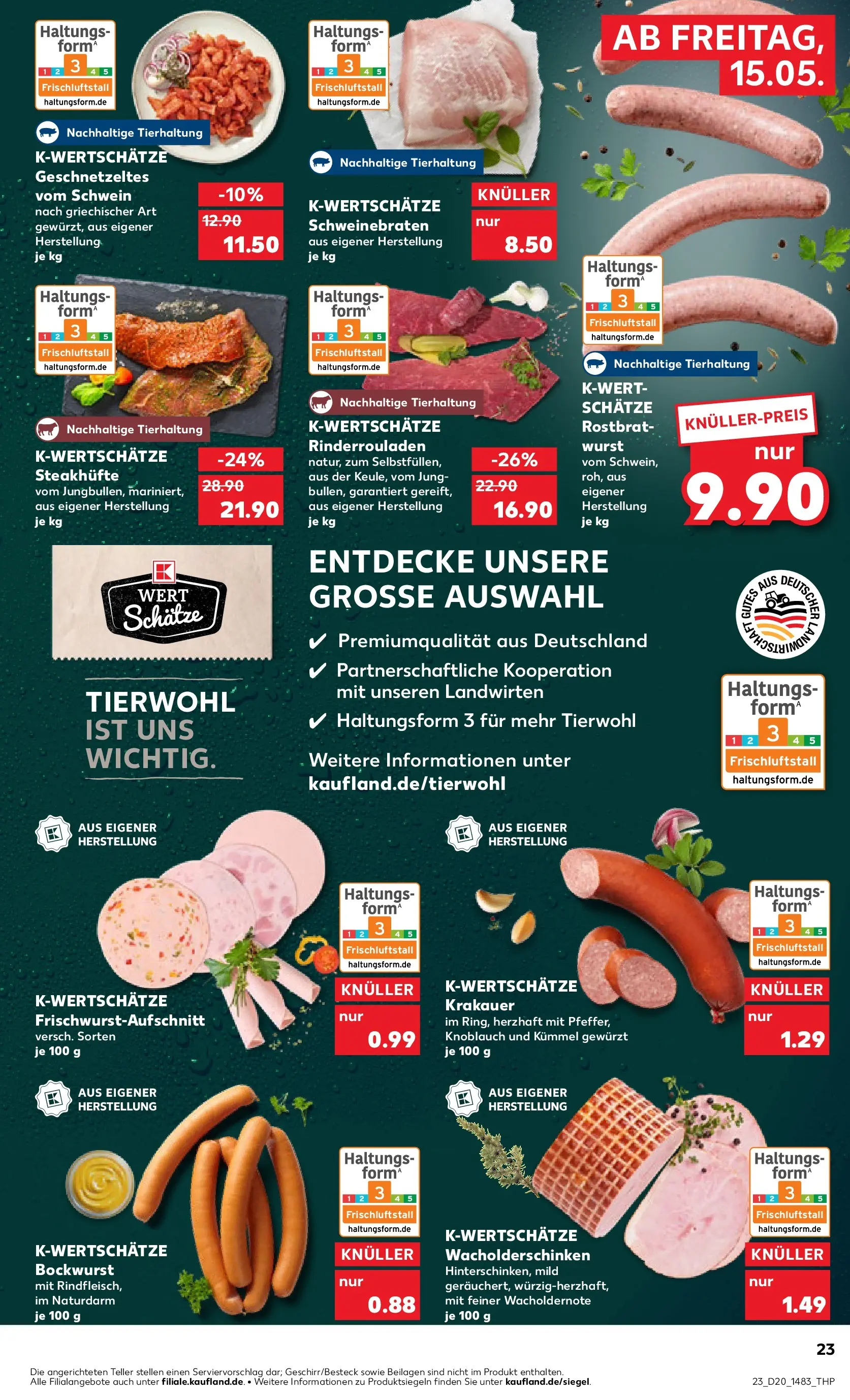 Prospekt Kaufland ab 10.05.2026 » Angebote Online zum Blättern | Seite: 30 | Produkte: Rinderrouladen, Bockwurst, Wurst, Knoblauch