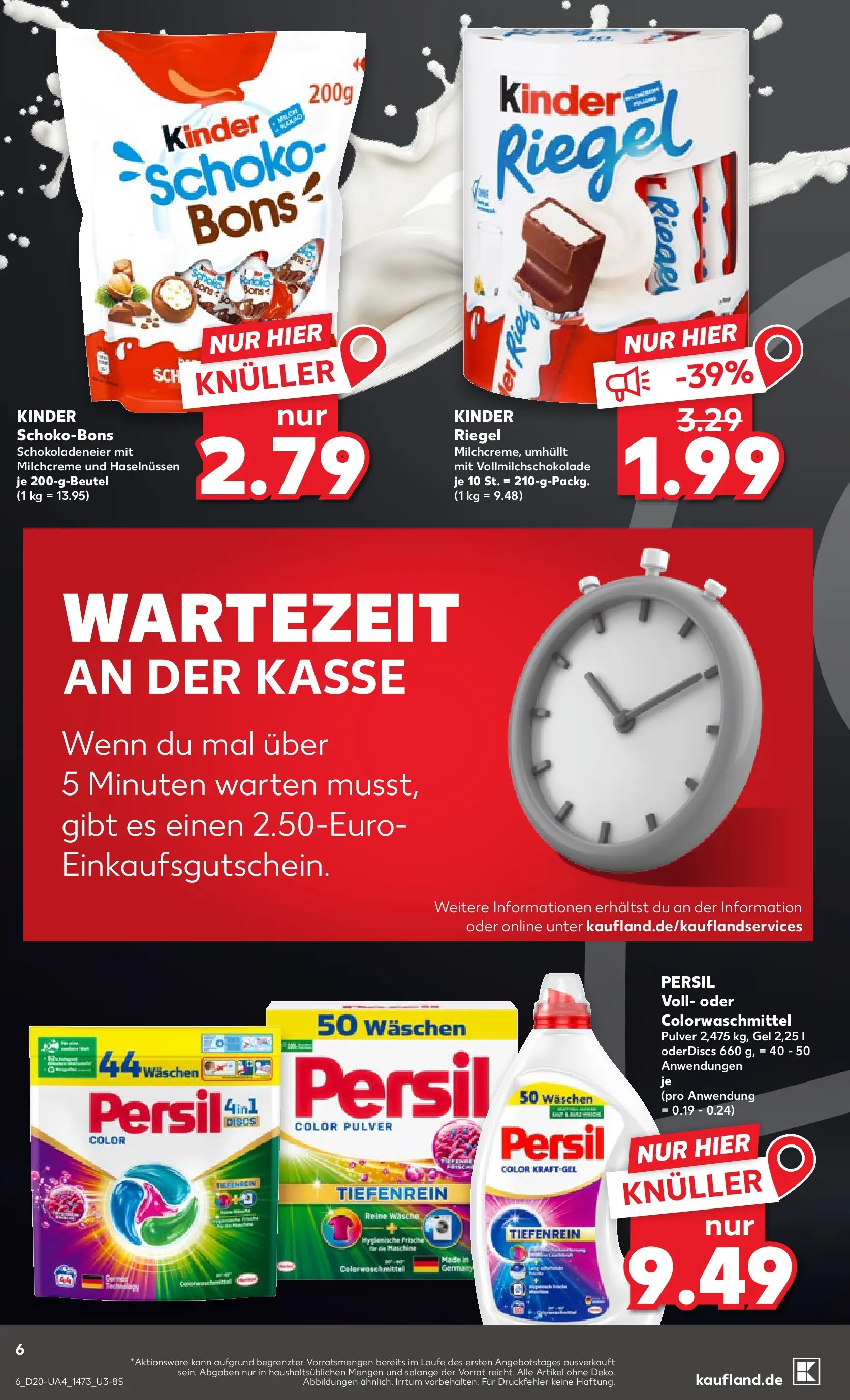 Prospekt Kaufland ab 10.05.2026 » Angebote Online zum Blättern | Seite: 13 | Produkte: Kinder riegel, Persil