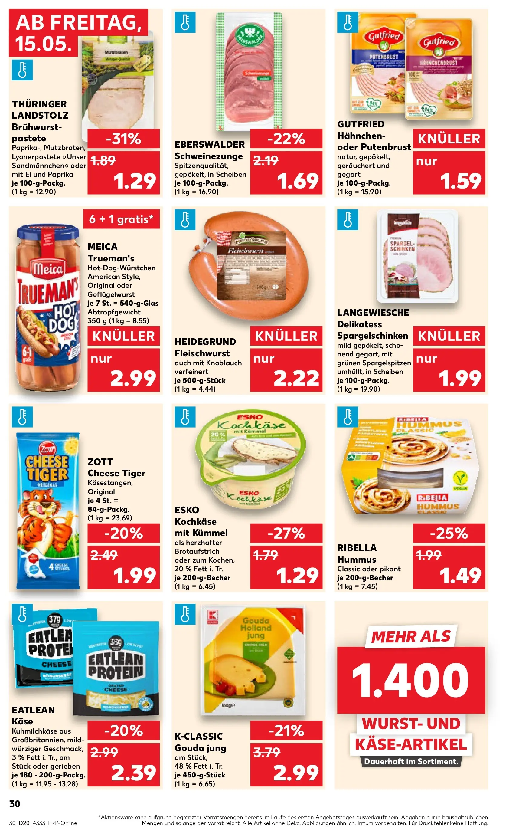 Prospekt Kaufland ab 10.05.2026 » Angebote Online zum Blättern | Seite: 37 | Produkte: Meica, Paprika, Wurst, Knoblauch