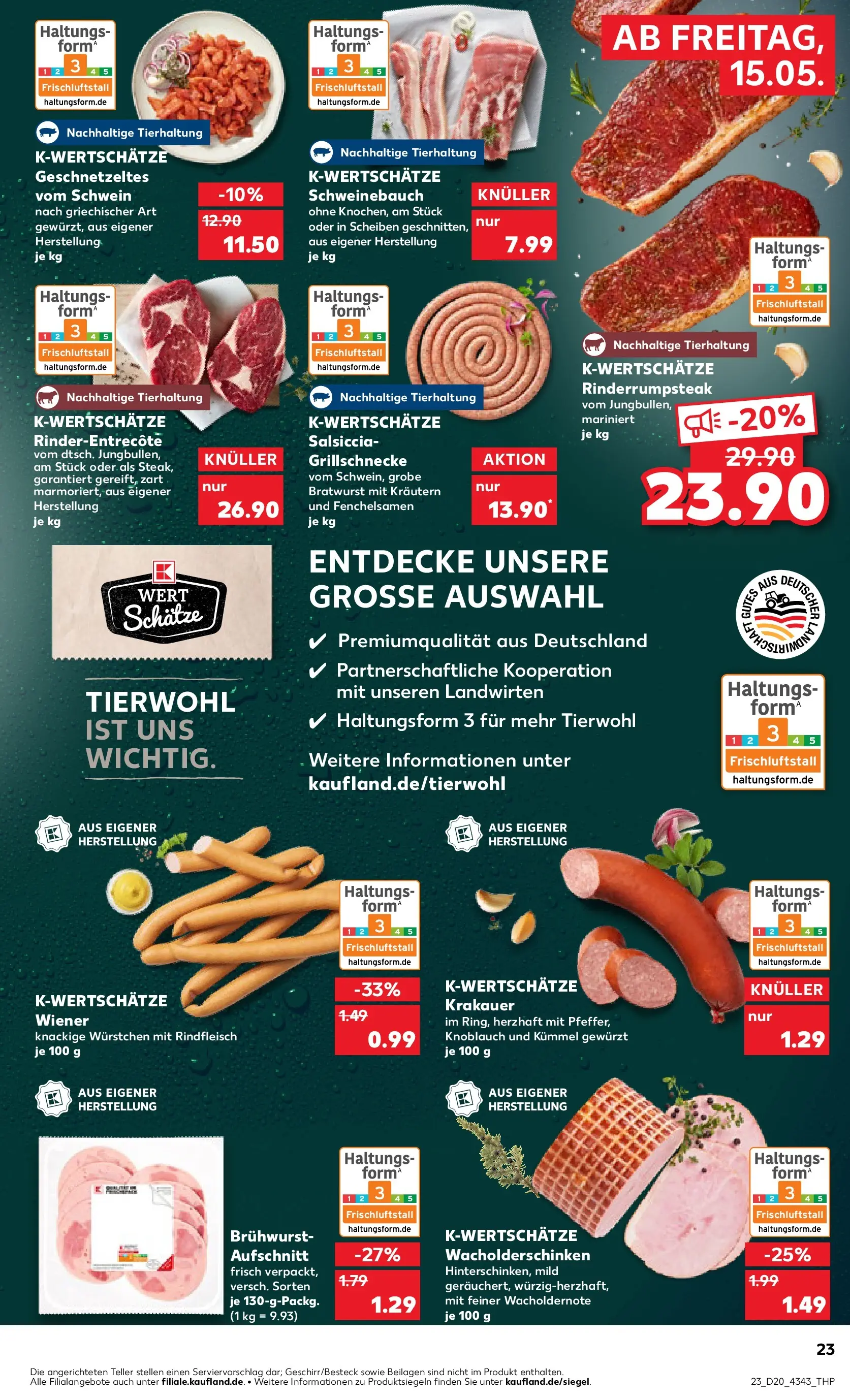Prospekt Kaufland ab 10.05.2026 » Angebote Online zum Blättern | Seite: 30 | Produkte: Schweinebauch, Bratwurst, Knoblauch, Steak