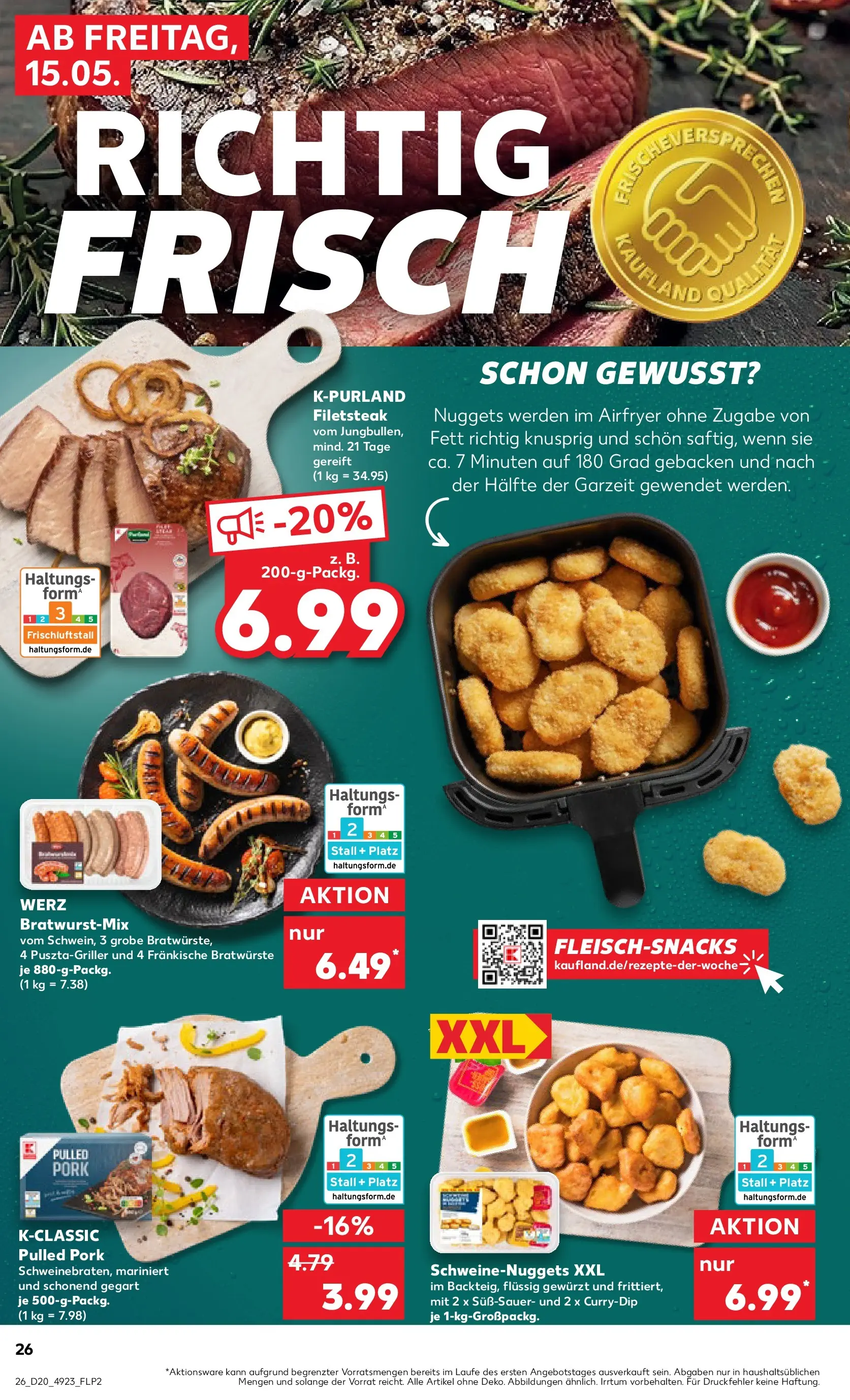 Prospekt Kaufland ab 15.05.2026 » Angebote Online zum Blättern | Seite: 26 | Produkte: Steak