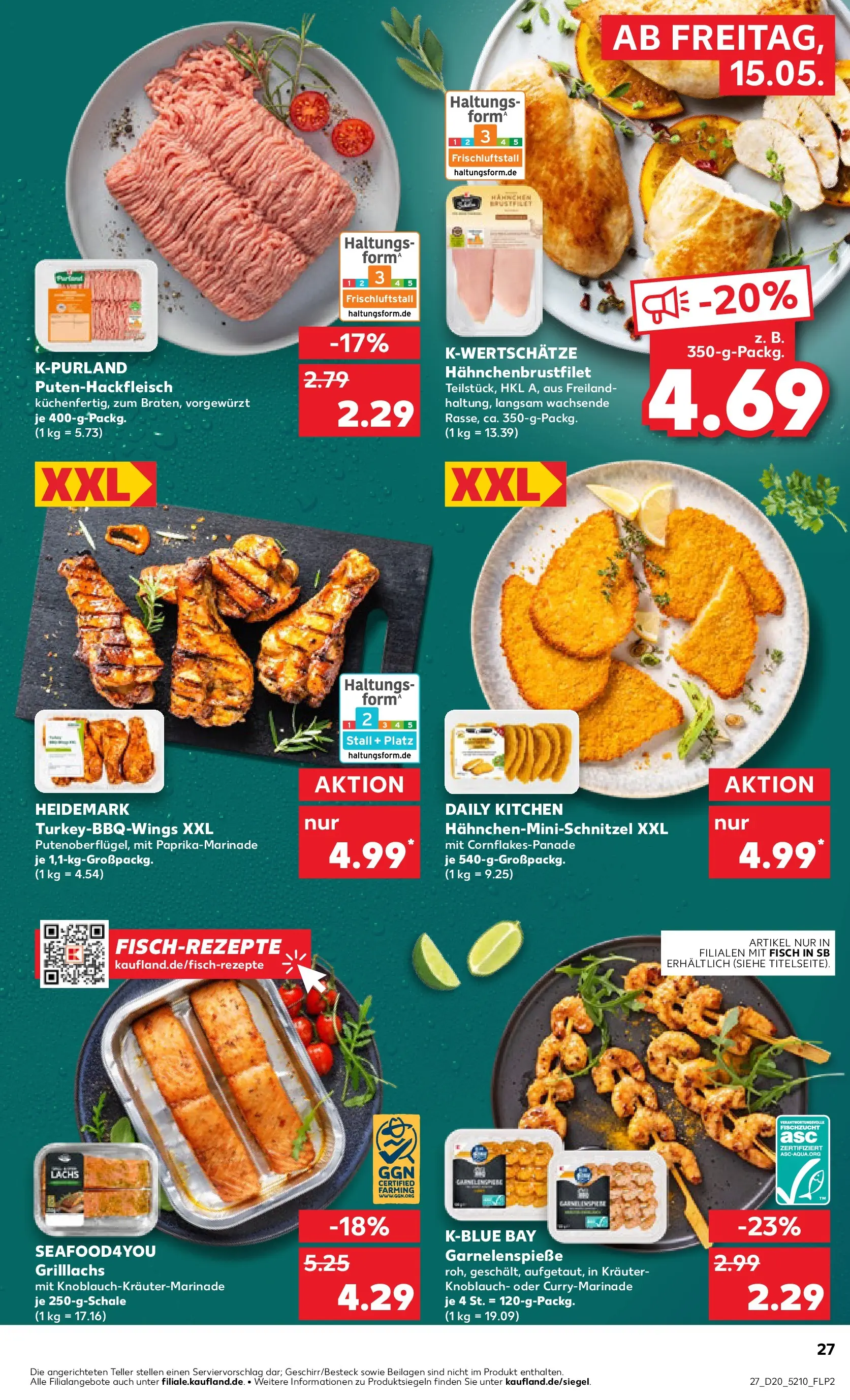 Prospekt Kaufland ab 10.05.2026 » Angebote Online zum Blättern | Seite: 34 | Produkte: Hahnchen, Schnitzel, Fisch, Knoblauch