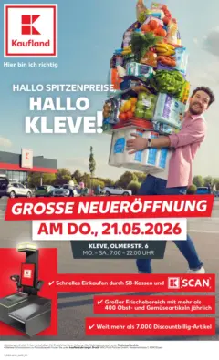 Kaufland Prospekt Kleve ab 15.05.2026 gültig Kaufland Prospekt Kleve ab 15.05.2026 gültig