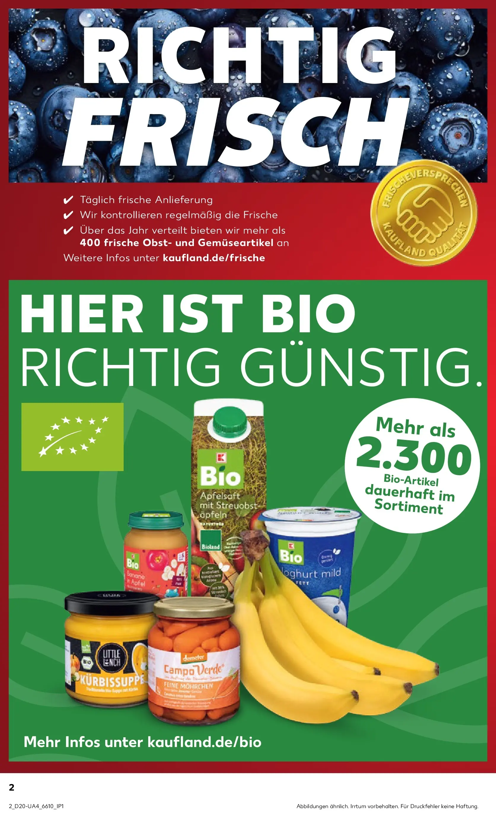 Prospekt Kaufland ab 15.05.2026 » Angebote Online zum Blättern | Seite: 2 | Produkte: Joghurt, Äpfel, Apple, Obst