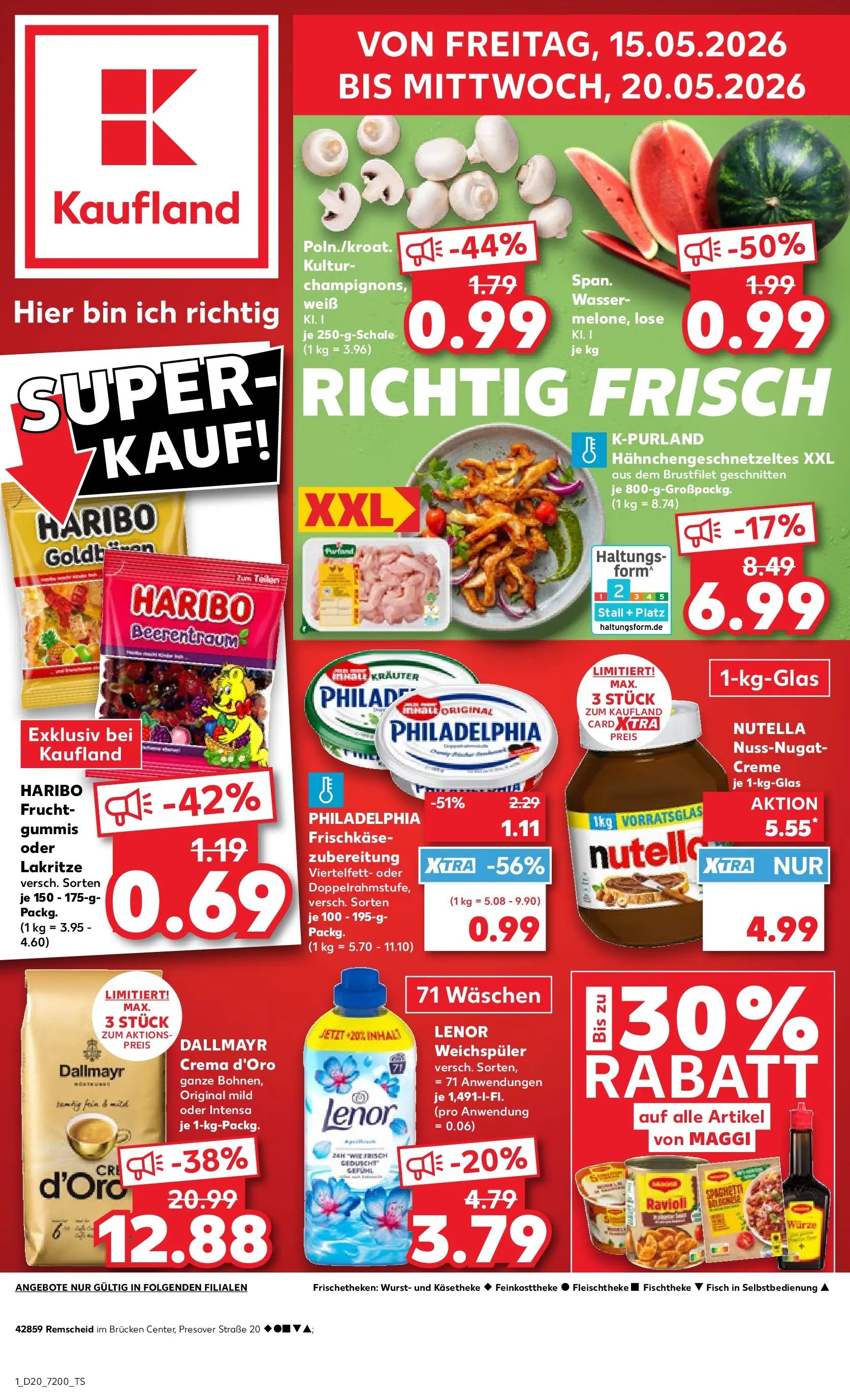 Prospekt Kaufland ab 10.05.2026 » Angebote Online zum Blättern | Seite: 8 | Produkte: Lenor, Philadelphia, Weichspüler, Frischkase