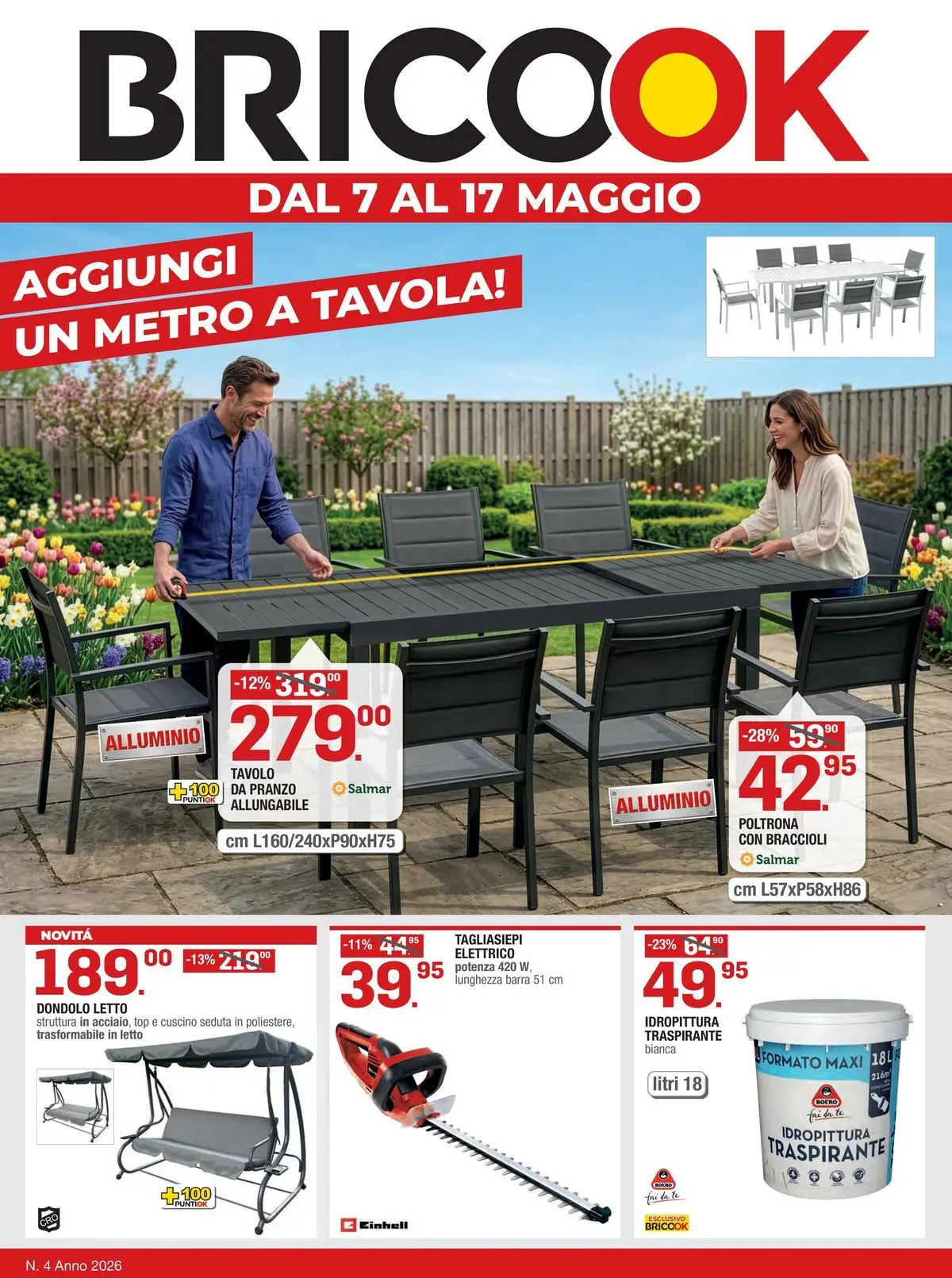 Nuovo Brico OK - Aggiungi un metro a tavola! dal 06/05/2026 > offerte anteprima 🛍️ | Pagina: 1 | Prodotti: Tè, Braccioli, Dondolo, Top