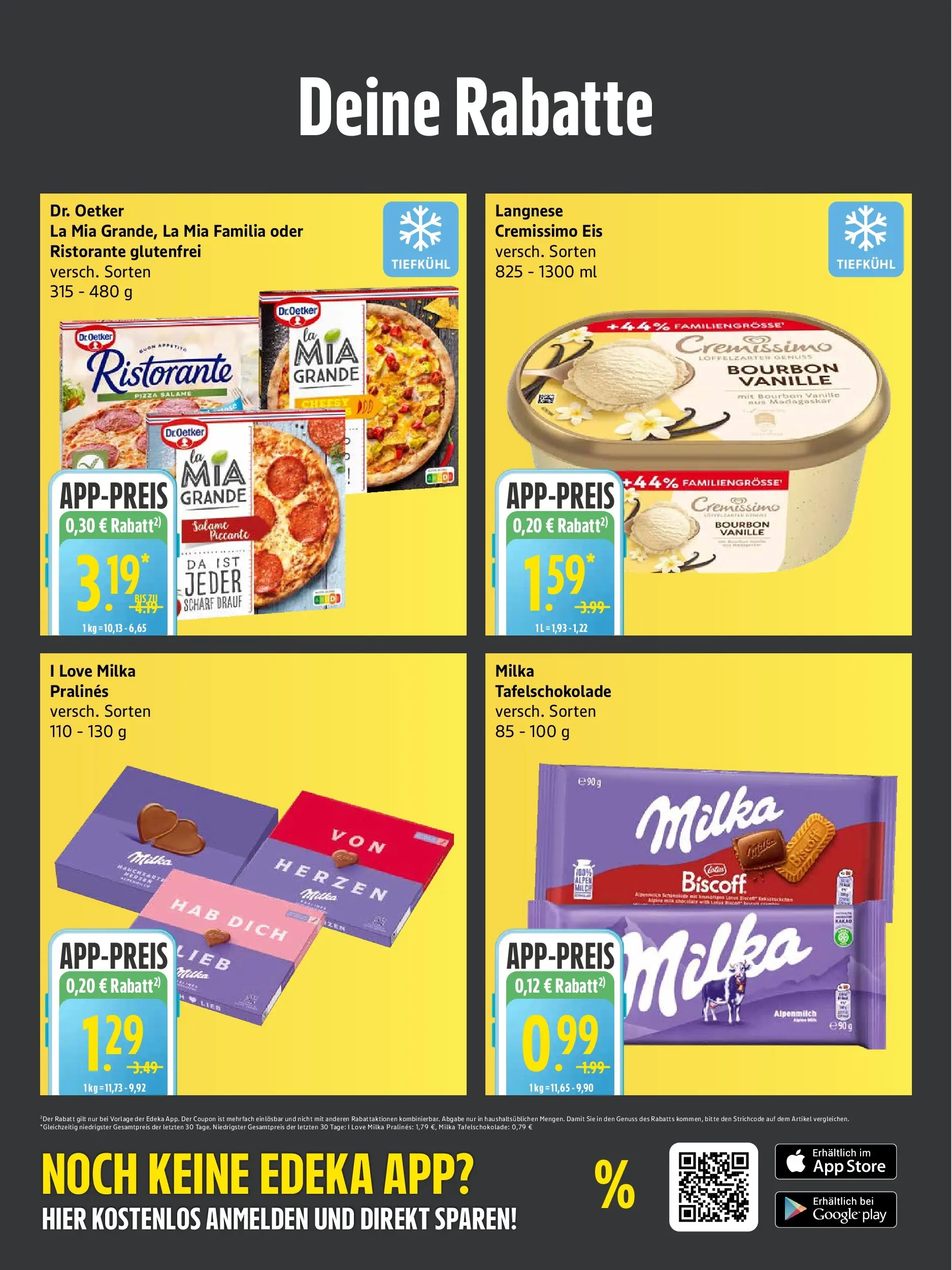 Edeka prospekt Neu Wulmstorf	 (ab 04.05.2026) » Angebote Online | Seite: 4 | Produkte: Ristorante, Langnese, Milka, Eis