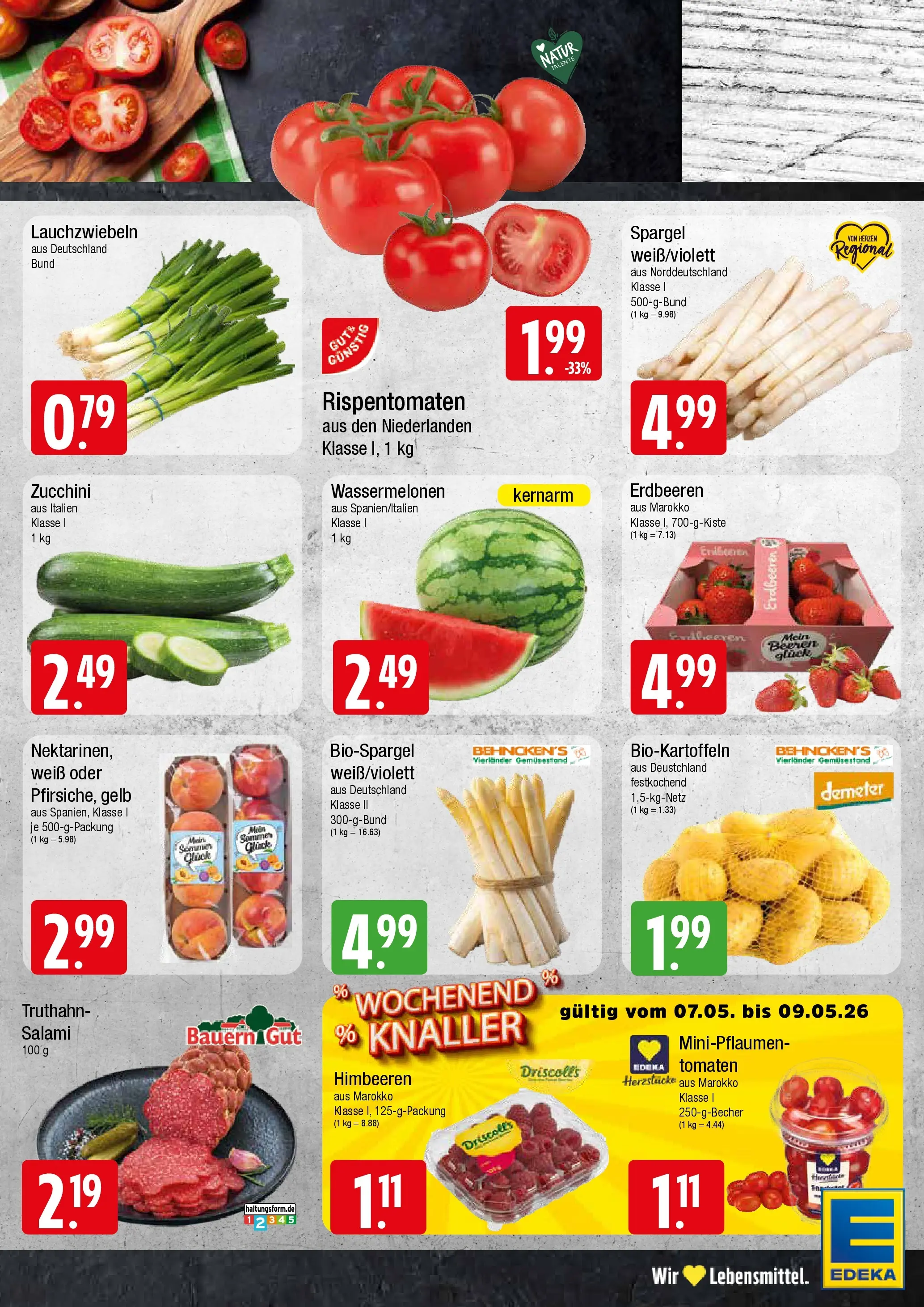 Edeka prospekt Wentorf	 (ab 04.05.2026) » Angebote Online | Seite: 3 | Produkte: Himbeeren, Spargel, Zucchini, Erdbeeren