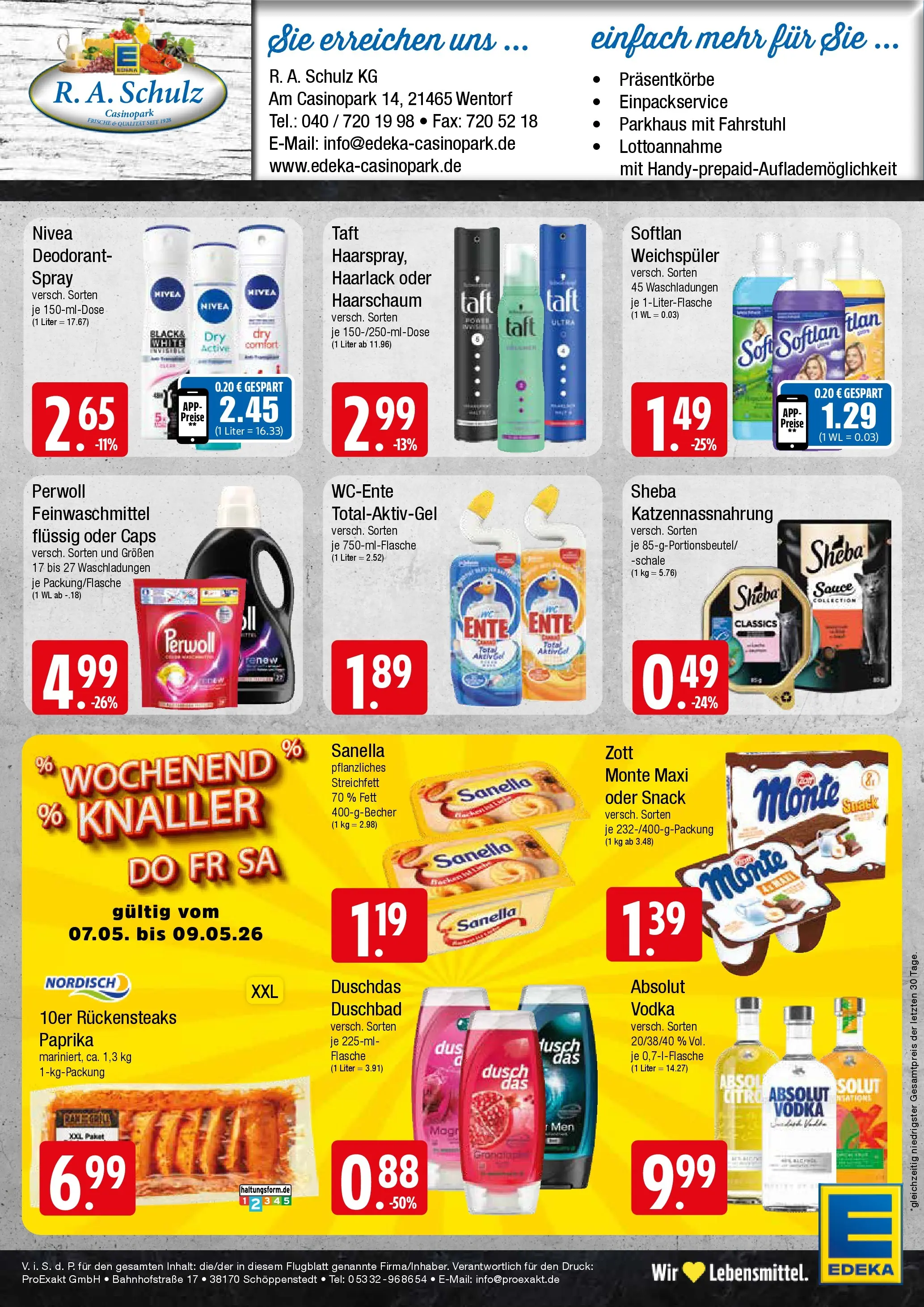 Edeka prospekt Wentorf	 (ab 04.05.2026) » Angebote Online | Seite: 8 | Produkte: Perwoll, Pudding, Deodorant, Steak